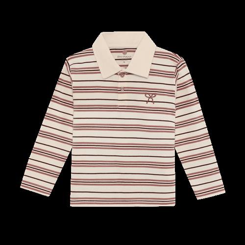 EnFant Polo Shirt LS Pearled Ivory Pearled Ivory-116 cm  Beige  116 cm