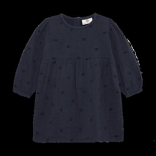 EnFant Dress LS Woven Parisian Night Parisian Night-80 cm  Marineblå  80 cm