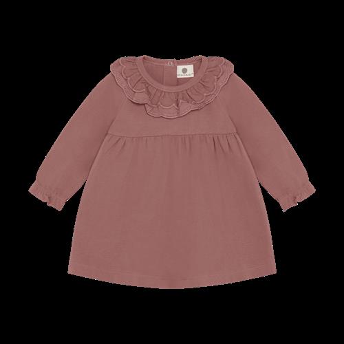 EnFant Dress LS Collar Burlwood Burlwood-92 cm  Lyserød  92 cm
