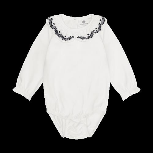 EnFant Body LS Collar Egret Egret-80 cm  Hvid  80 cm