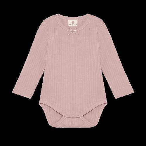 EnFant Body LS Pointelle Adobe Rose Adobe Rose-80 cm  Lyserød  80 cm
