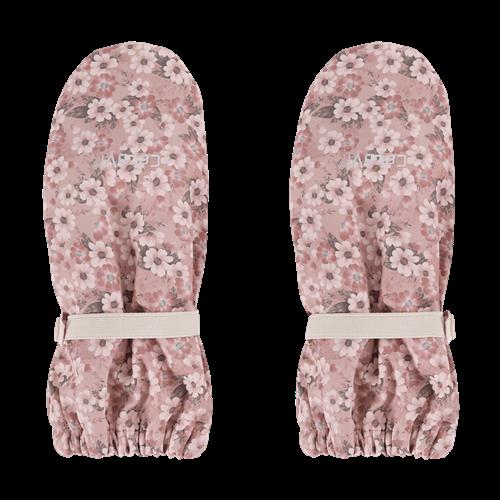 Celavi Padded PU-mittens w.fleece Shadow Gray Shadow Gray-4-6 Y  Beige  4-6 år