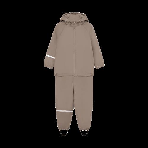 Celavi Rainwear Set w. fleece Fungi Fungi-110 cm  Brun  110 cm