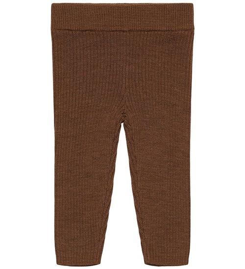 FUB Leggings - Rib - Strik - Uld - Hazel Melange