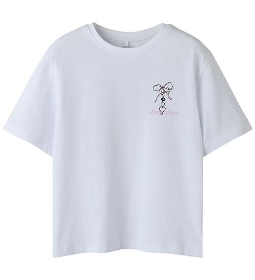 Name It T-shirt - NkfFalle - Bright White