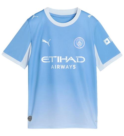 Puma Fodboldtrøje - Manchester City Hjemmebane - Team Light Blue