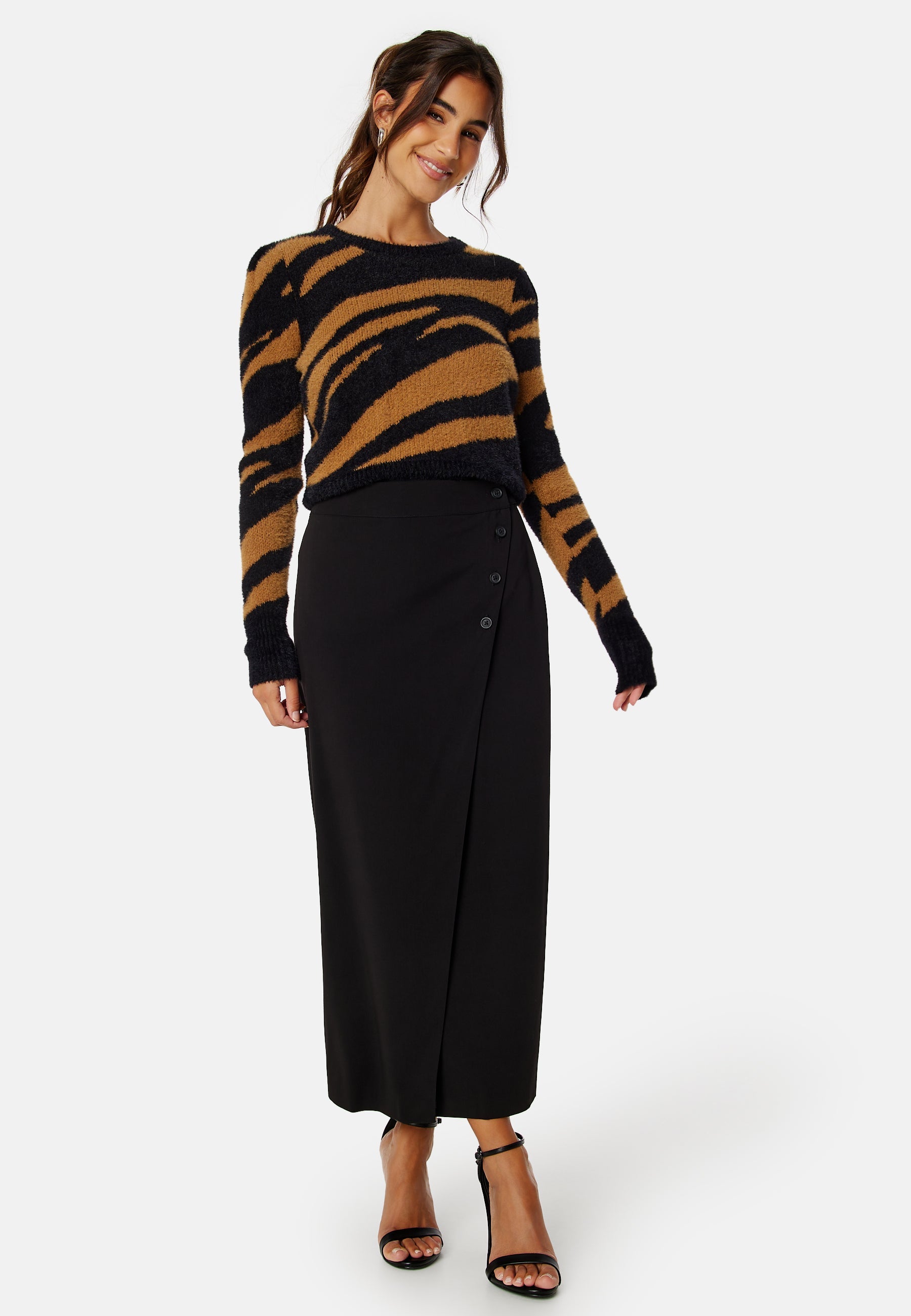 OBJECT Cecilie Long Wrap Skirt