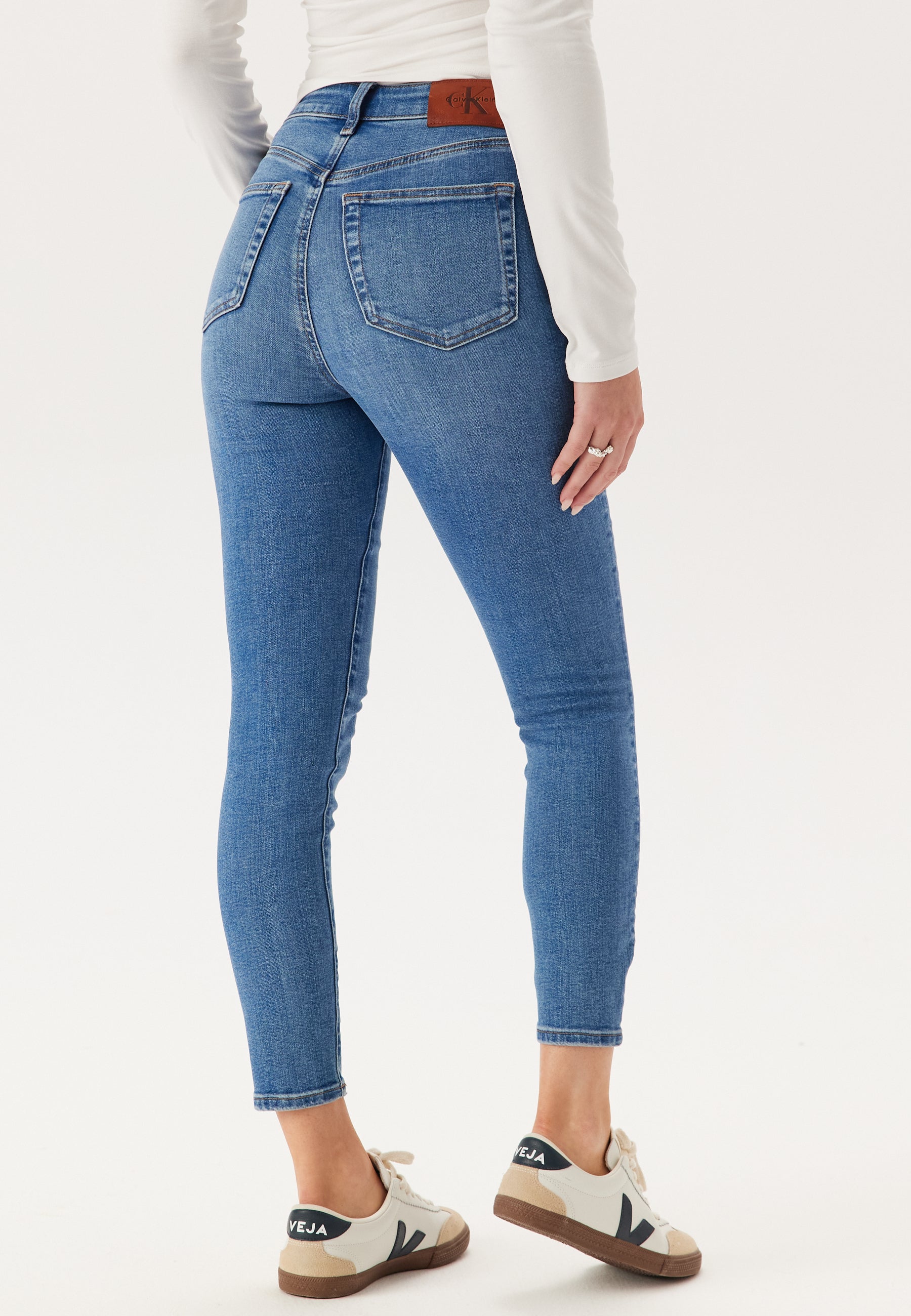Calvin Klein Jeans High Rise Skinny Ankle Jean Wild