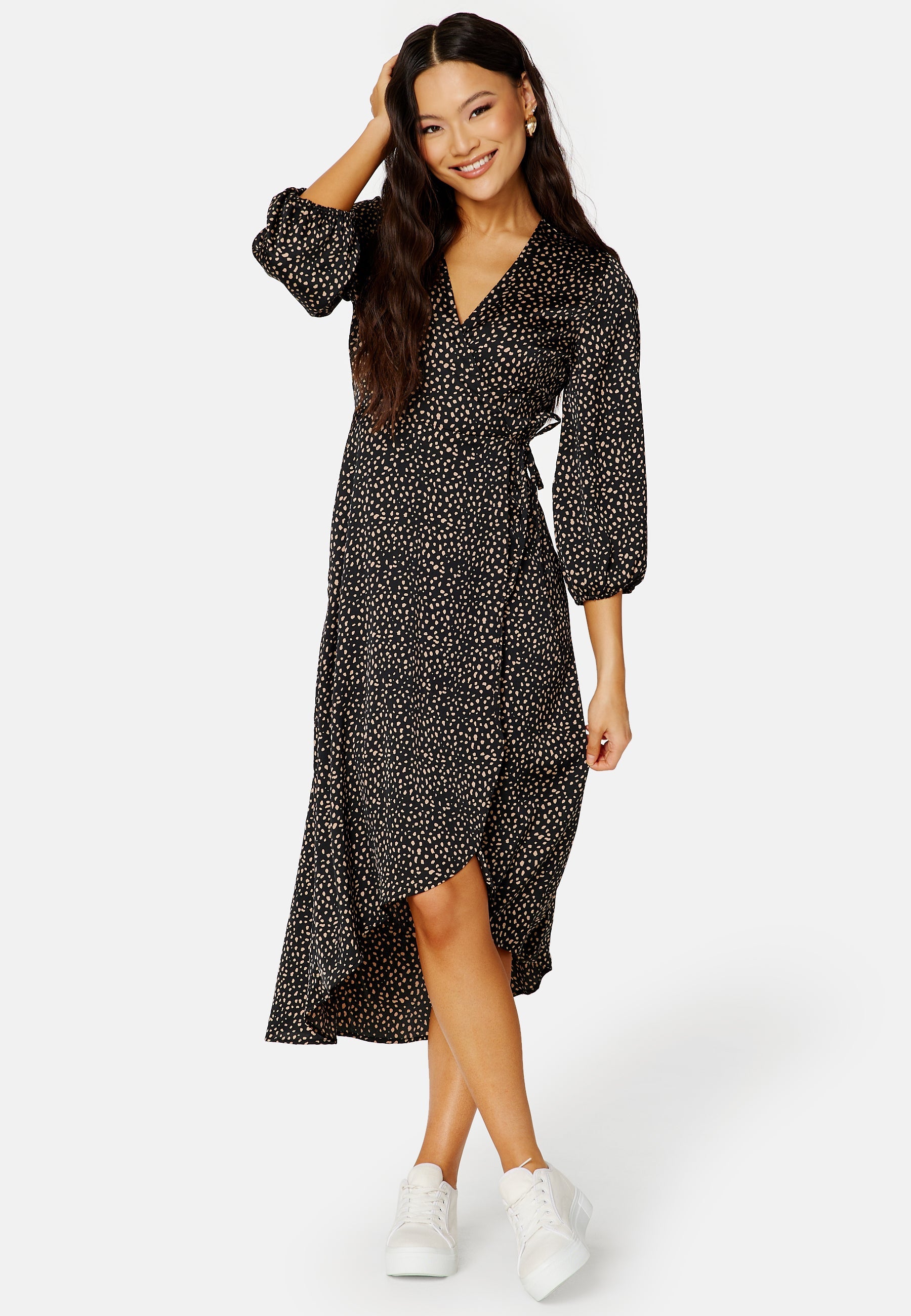 Happy Holly Gillian high low dress