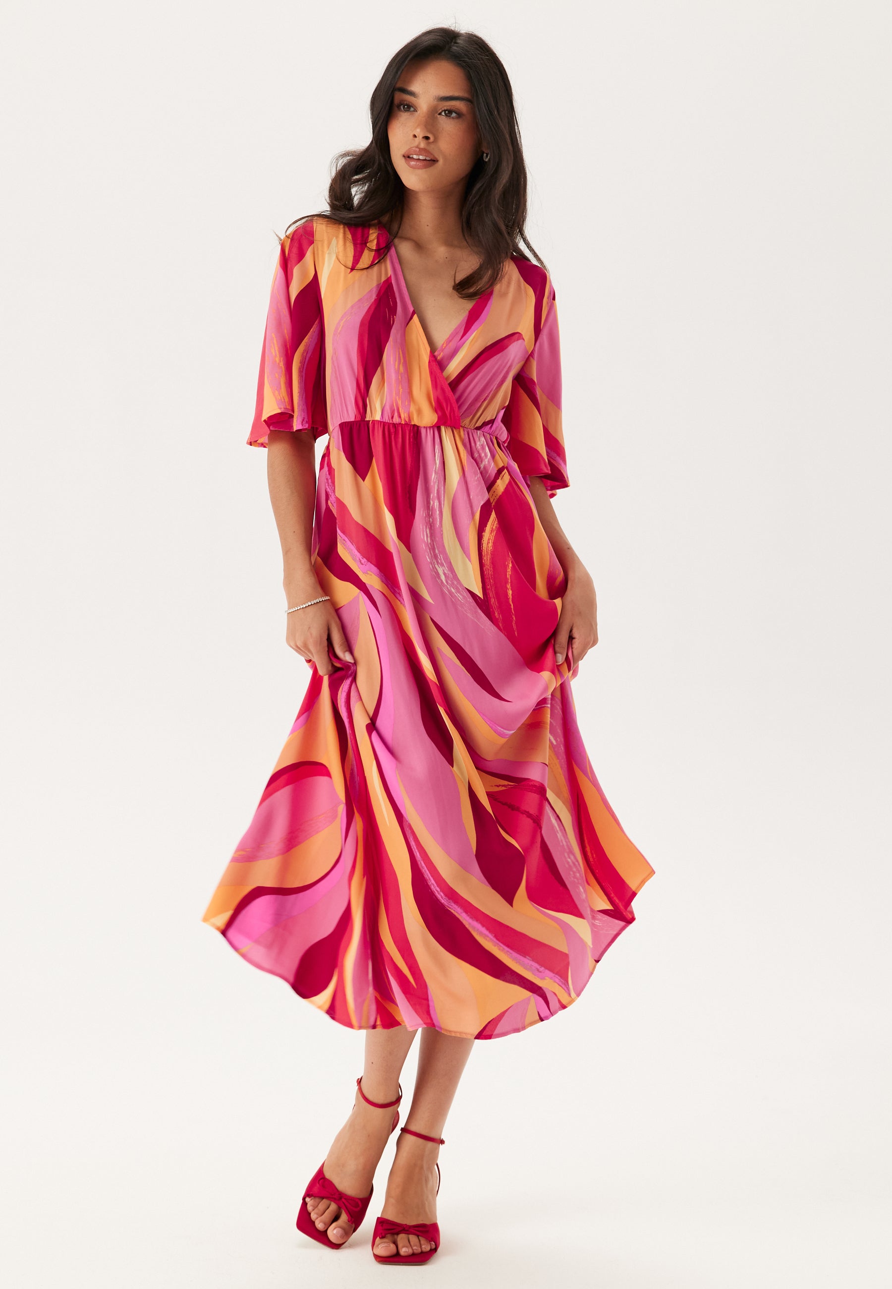 ONLY Onlphiline Flared Long Dress