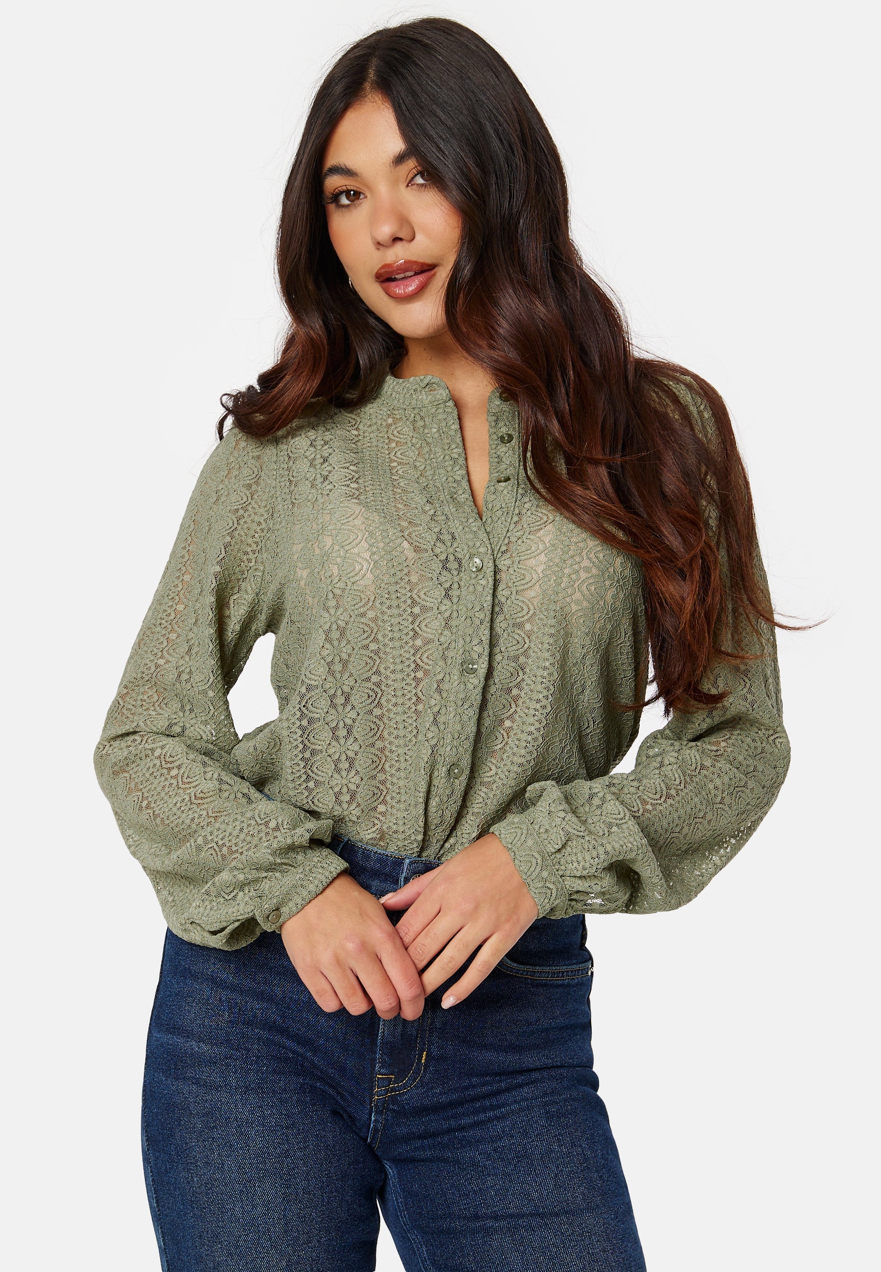 VILA Vichikka Lace L/S Shirt