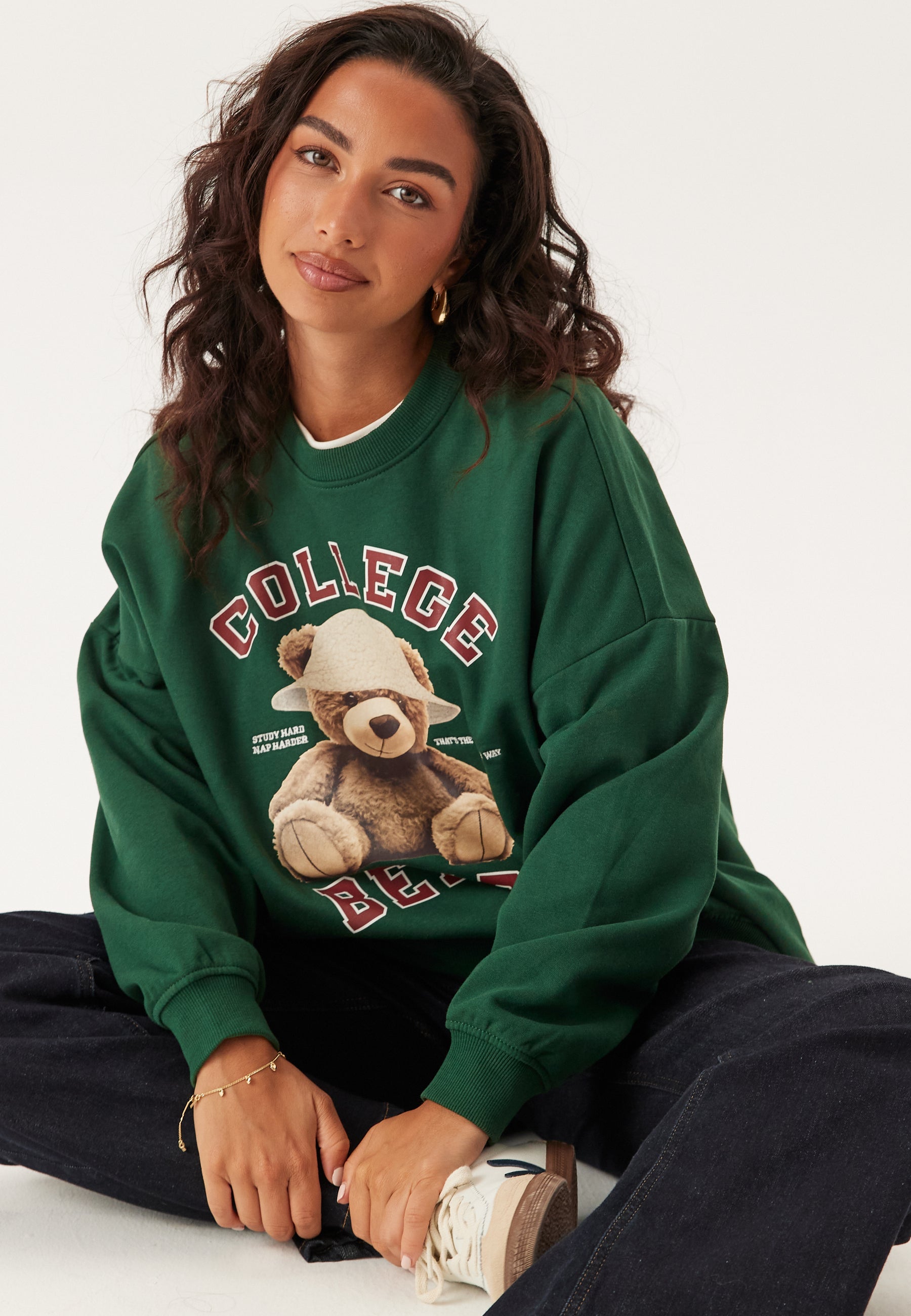 ONLY Onlbila L/S BEAR O-NECK SWT
