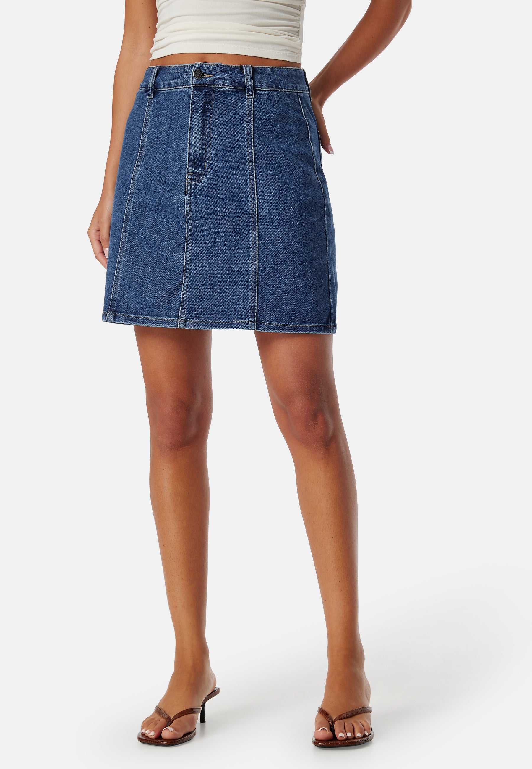 OBJECT Objcarol Denim Short Skirt