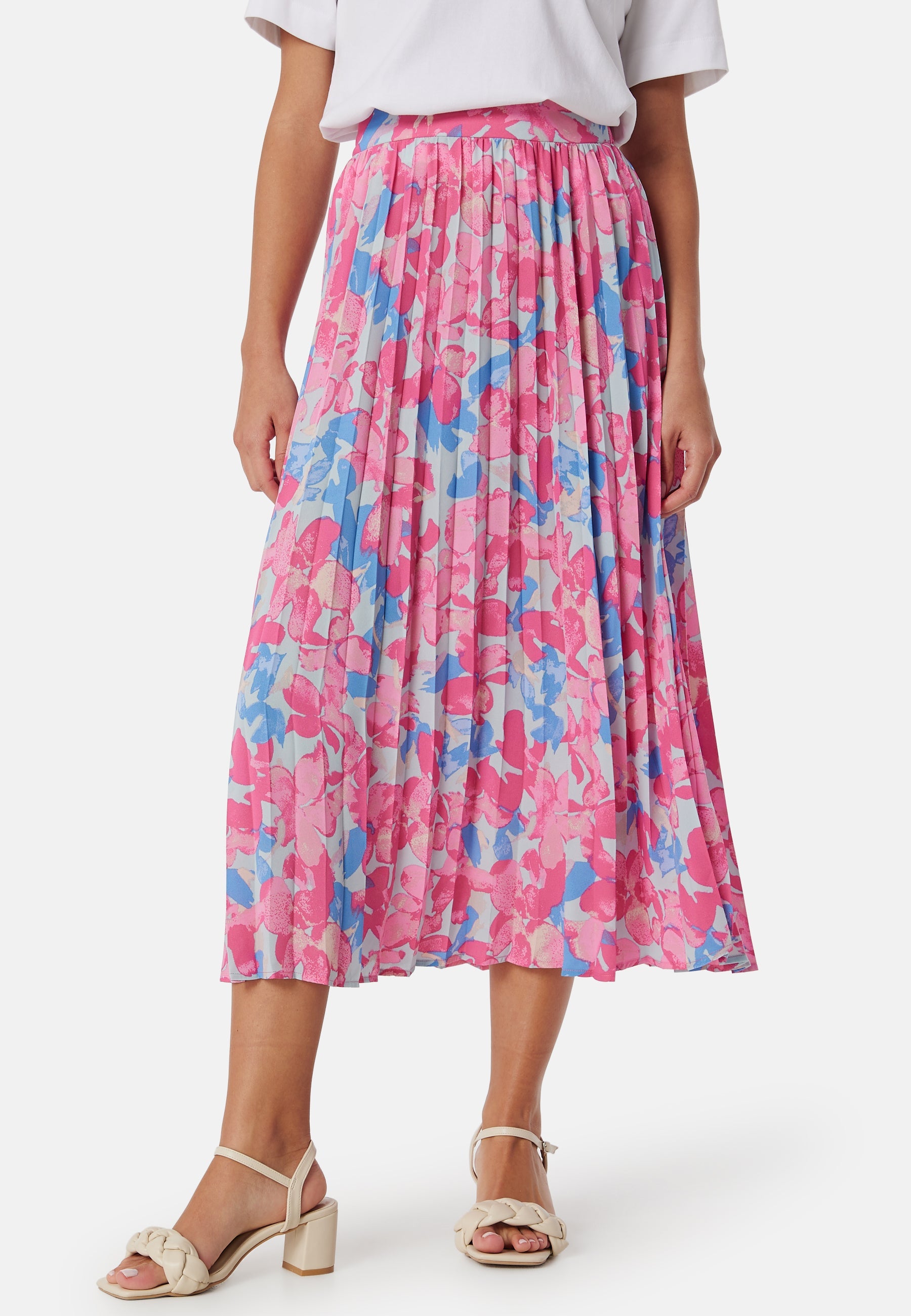 ONLY Onlalva Midi Plisse Skirt