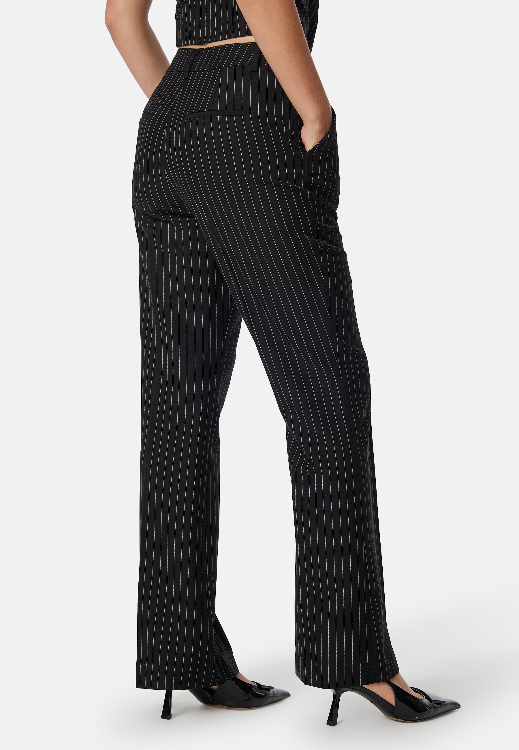 BUBBLEROOM Flared Suit Pants