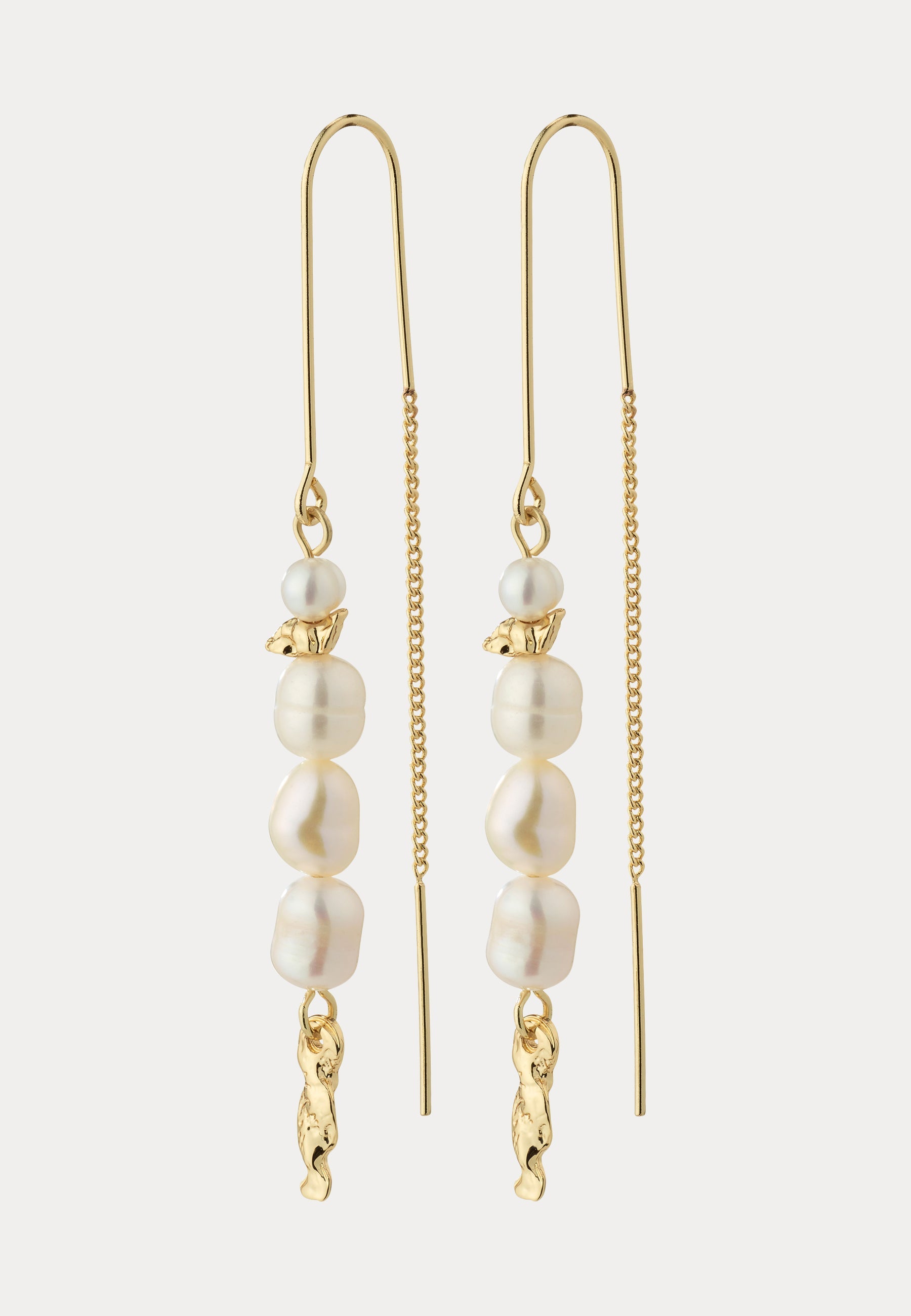 Pilgrim Berthe Pearl Chain Earrings Go
