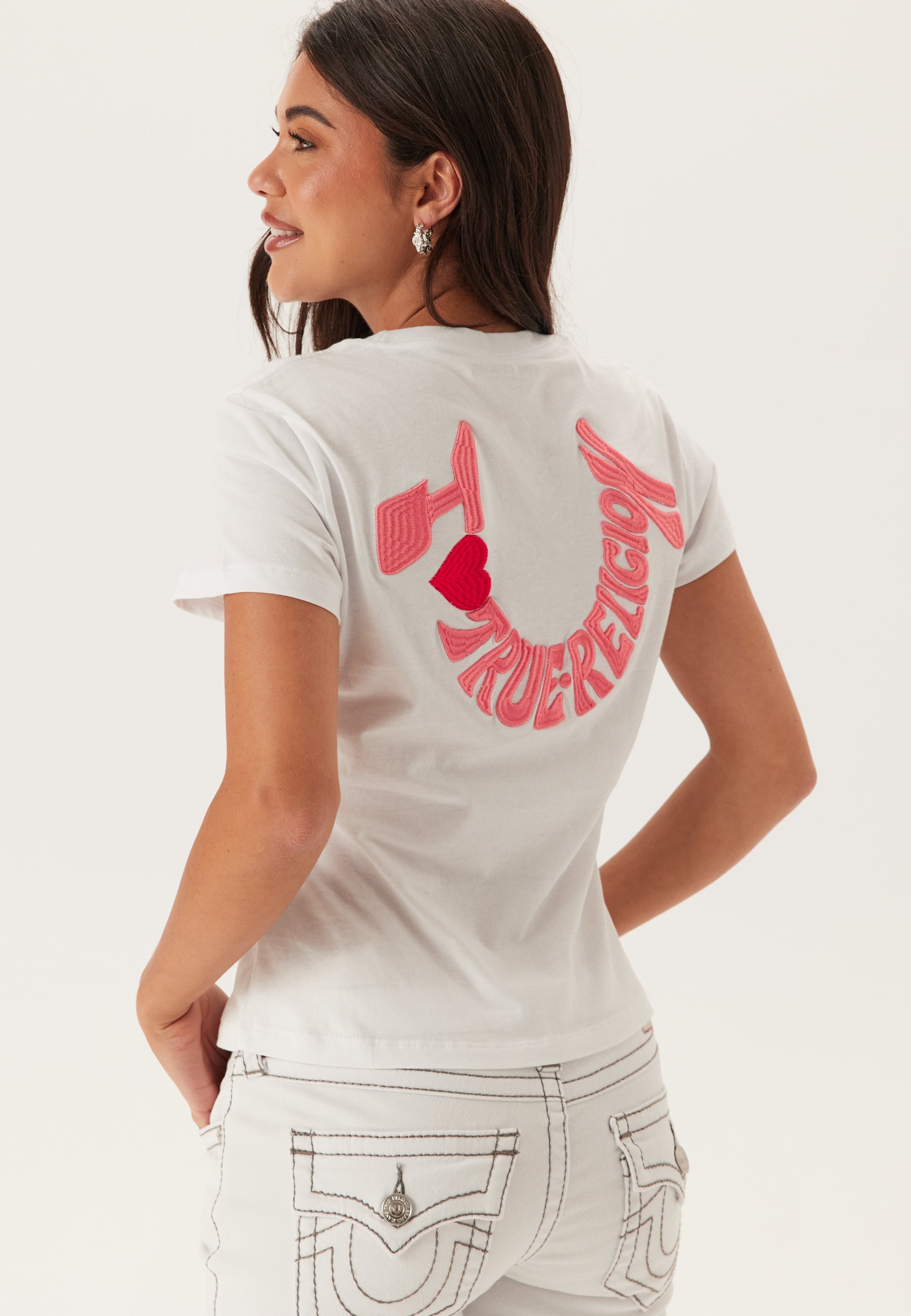 True Religion Embroidered Tr Hs Ss Tee