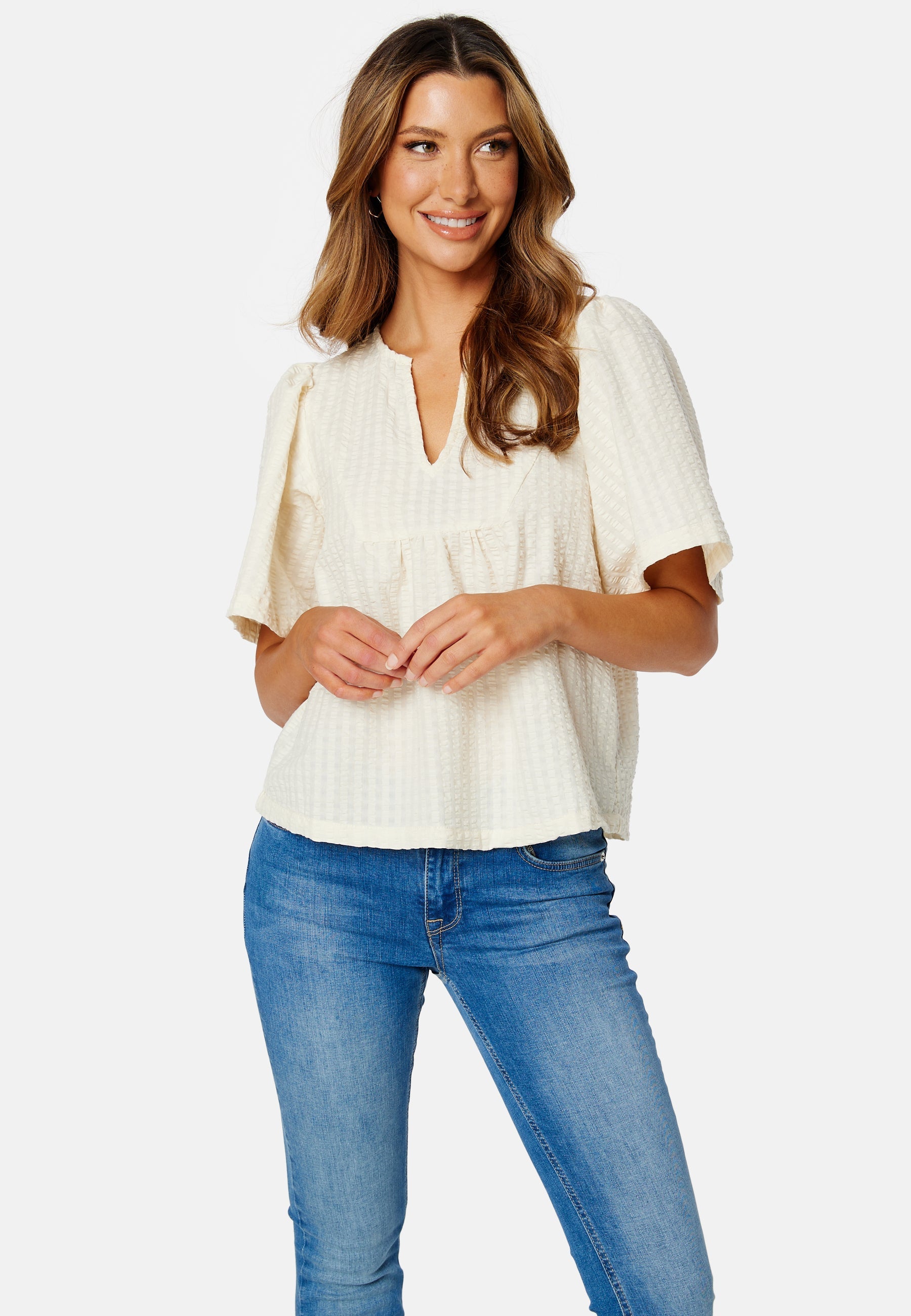 VILA Kuliza V-Neck 2/4 Top