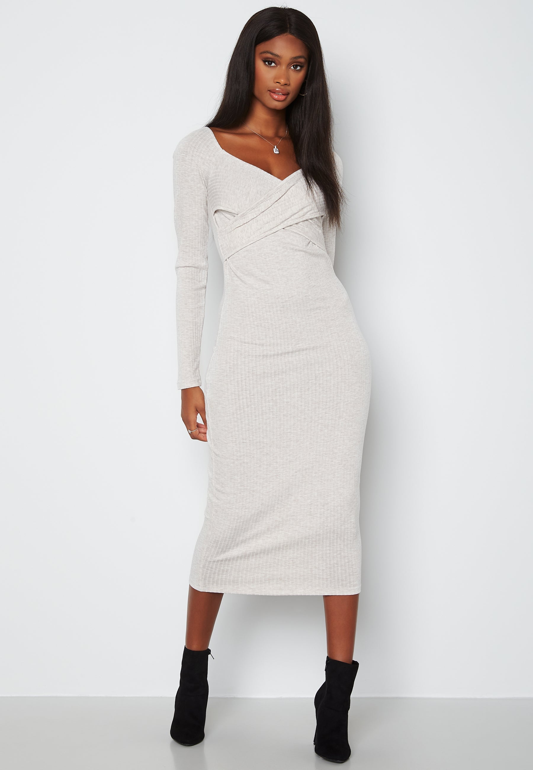BUBBLEROOM Neah rib dress