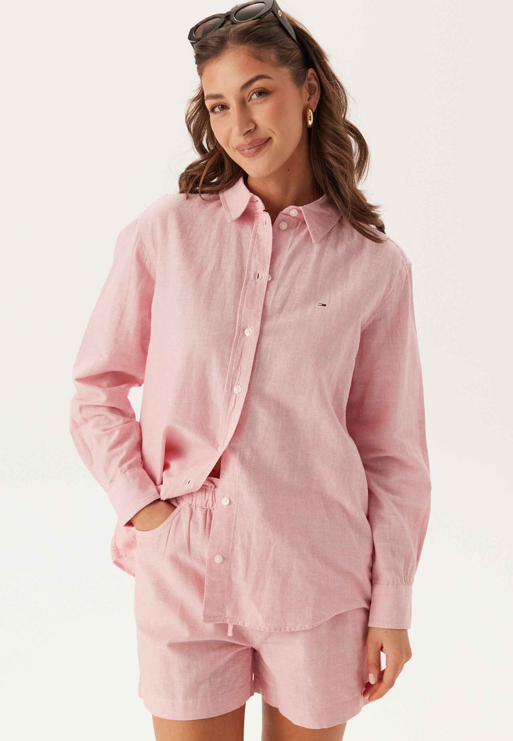 TOMMY JEANS Tjw Rlx Linen Shirt