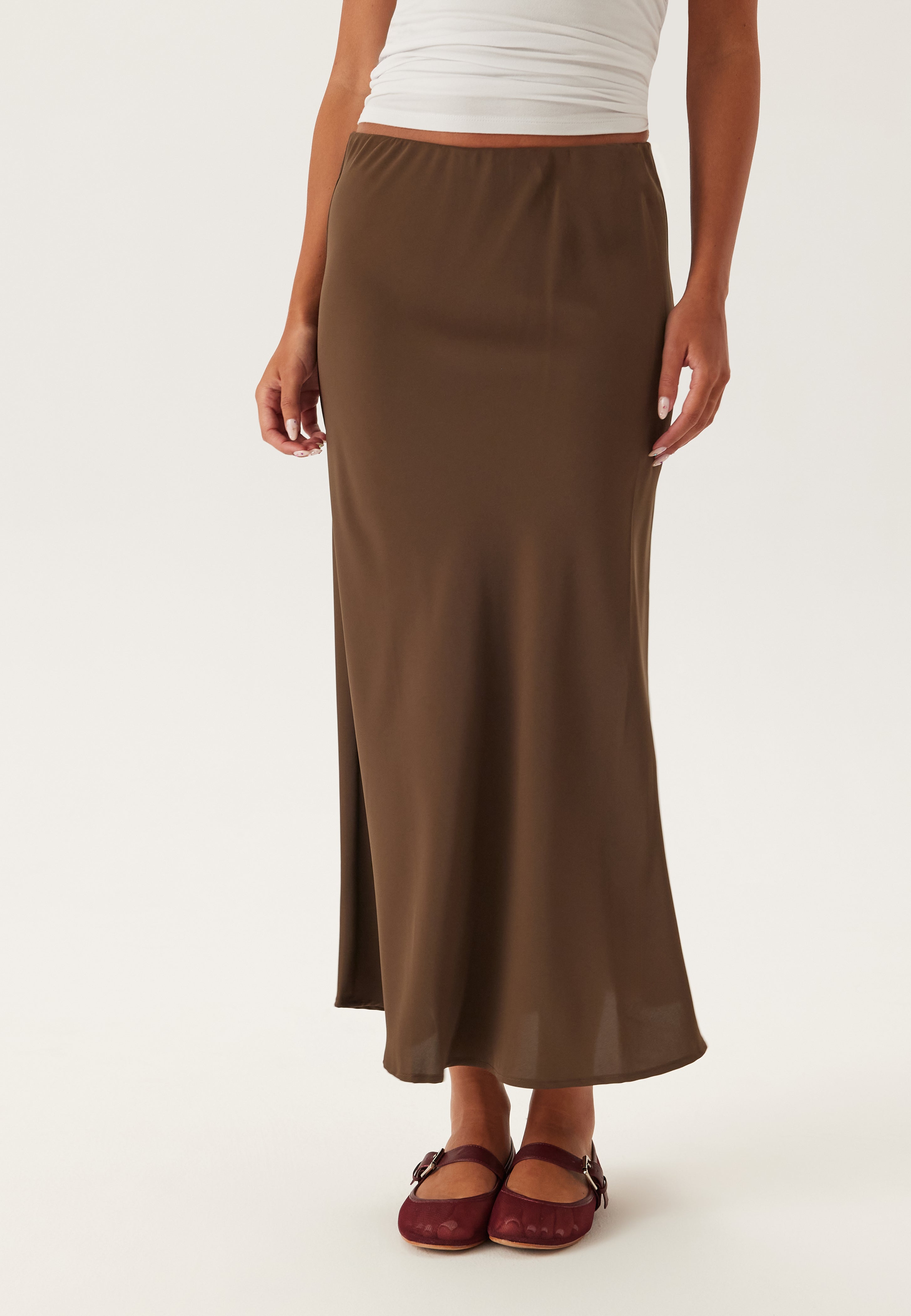 Pieces Pcfranan HW Midi Skirt