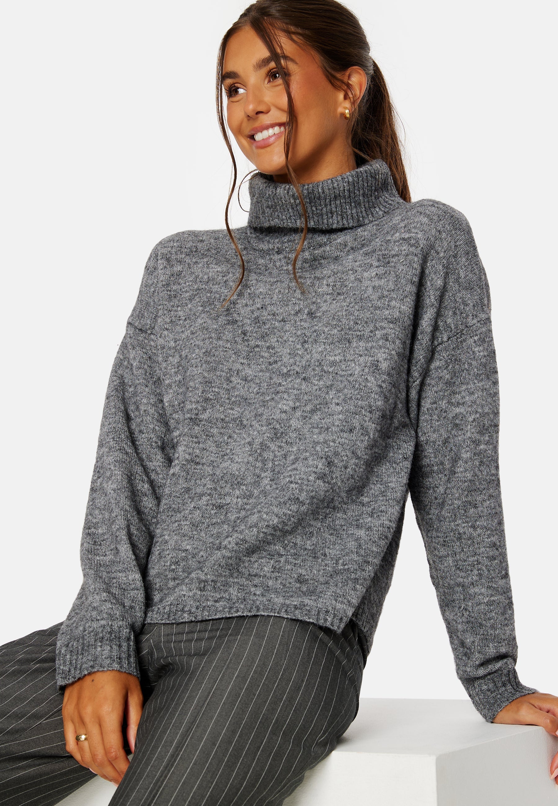 Object Collectors Item Minna L/S Rollneck Knit Pullover
