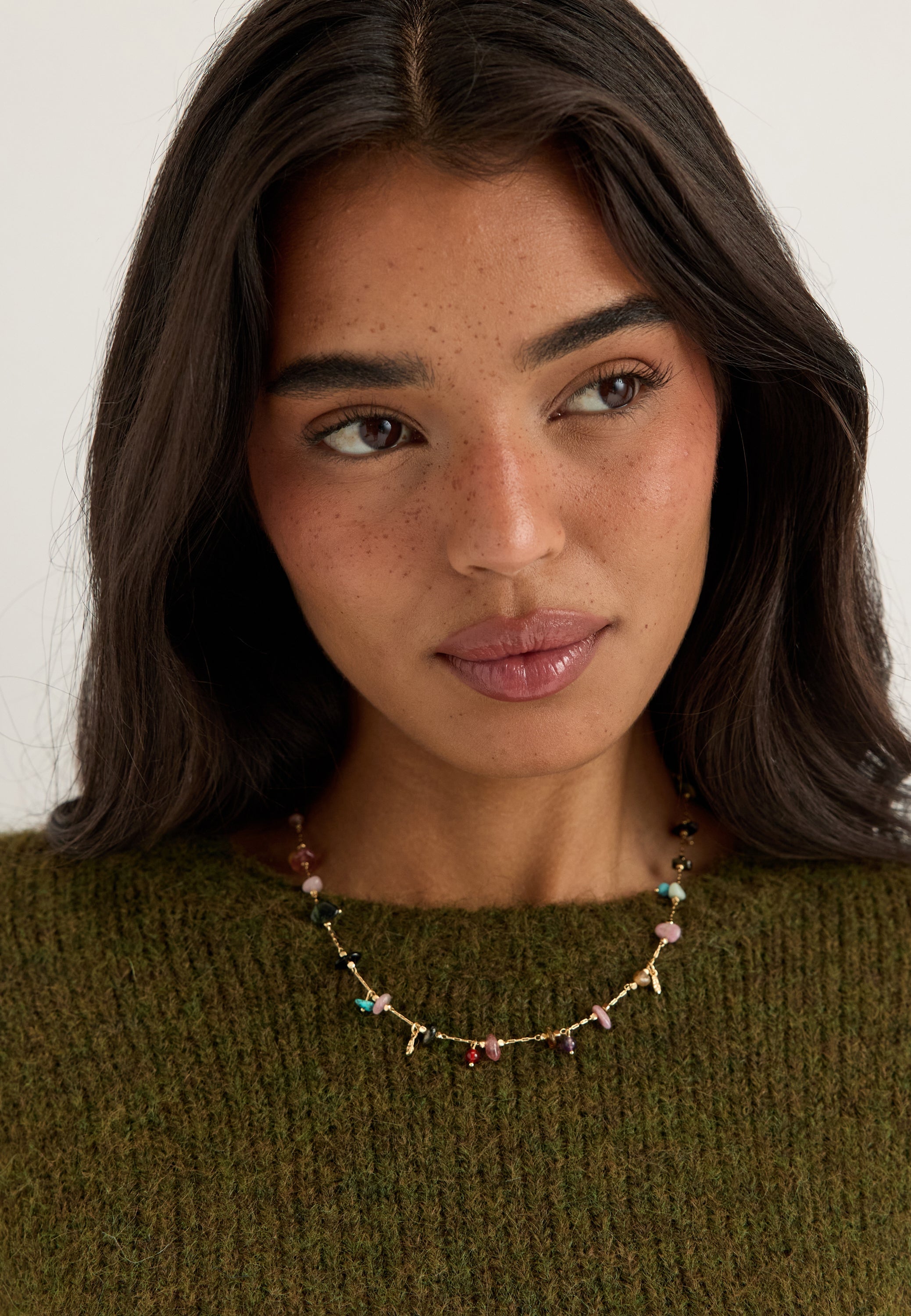 PILGRIM Here Necklace Gold-plated/MULTI