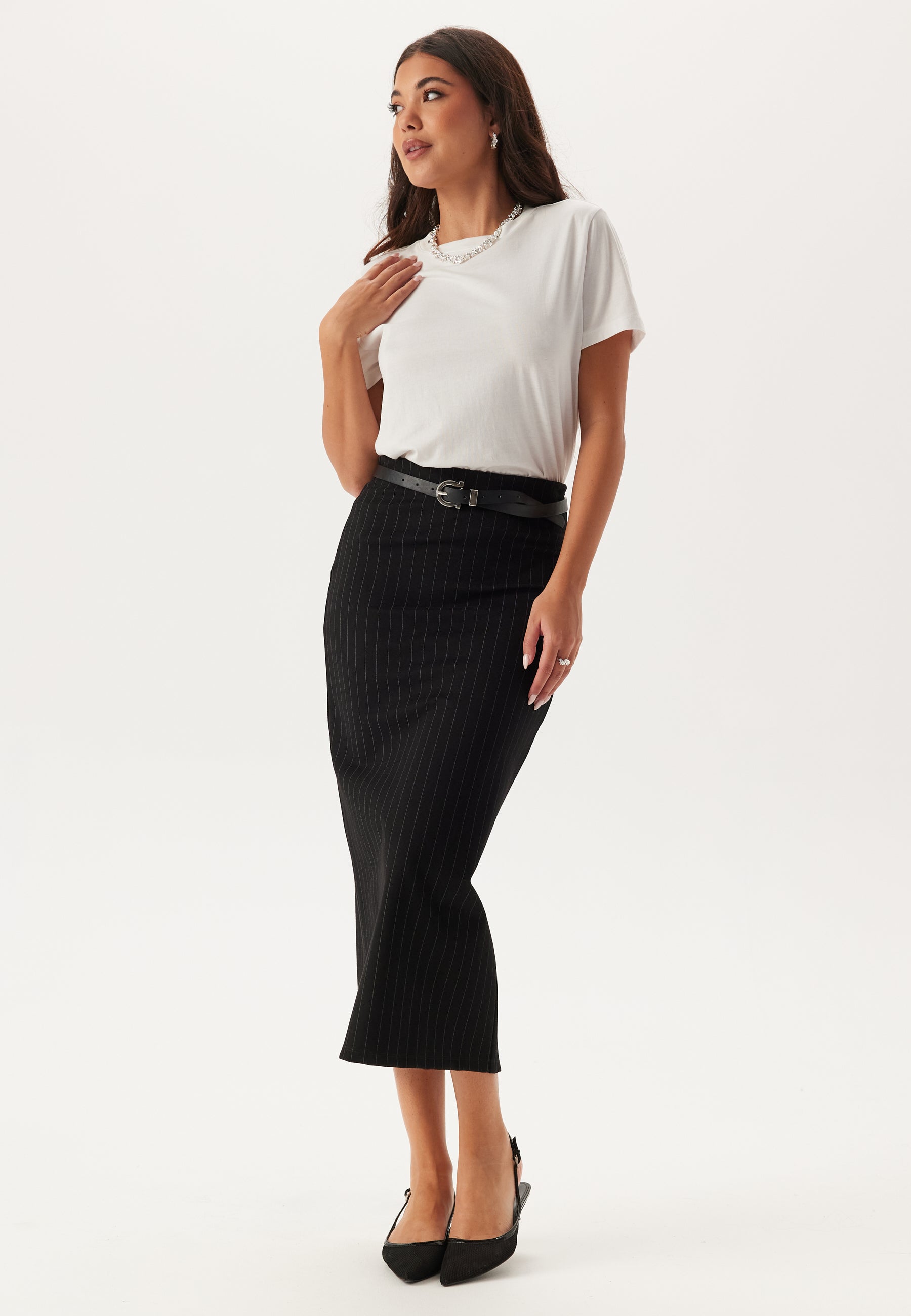 BUBBLEROOM Soft Midi Skirt