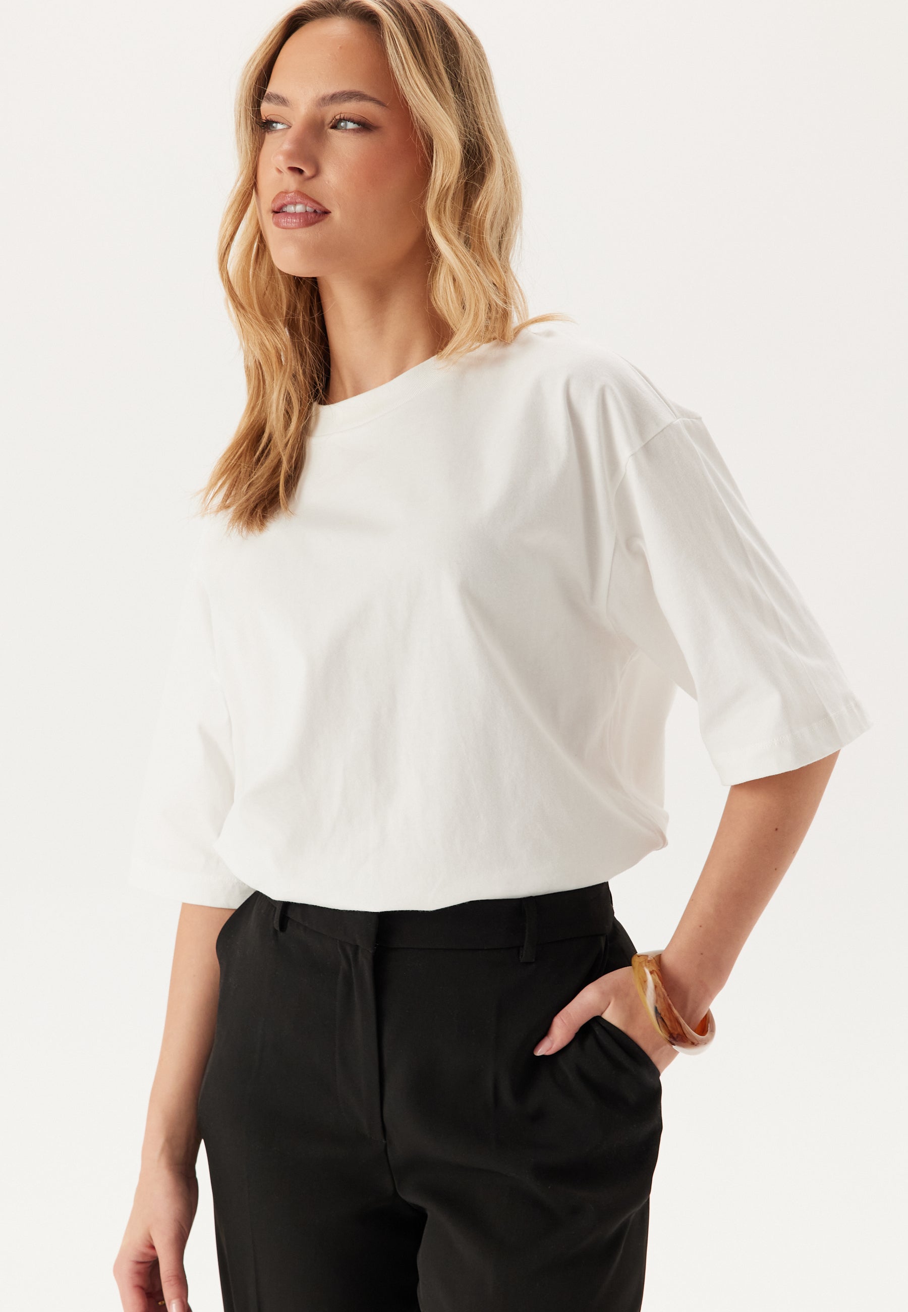 OBJECT Objgima 2/4 OVERSIZE T-SHIRT