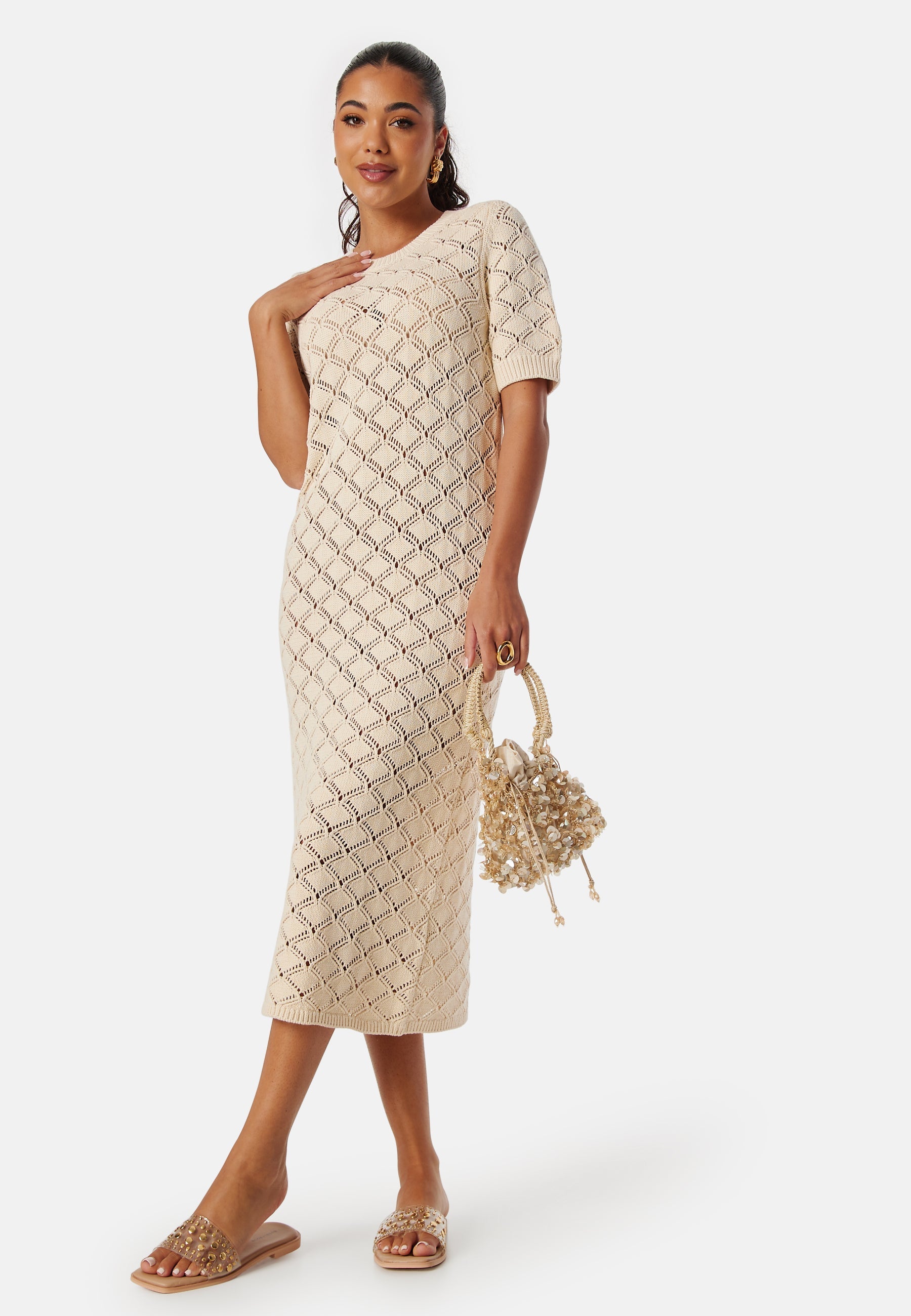 SELECTED Slfvinna Long Knit Dress
