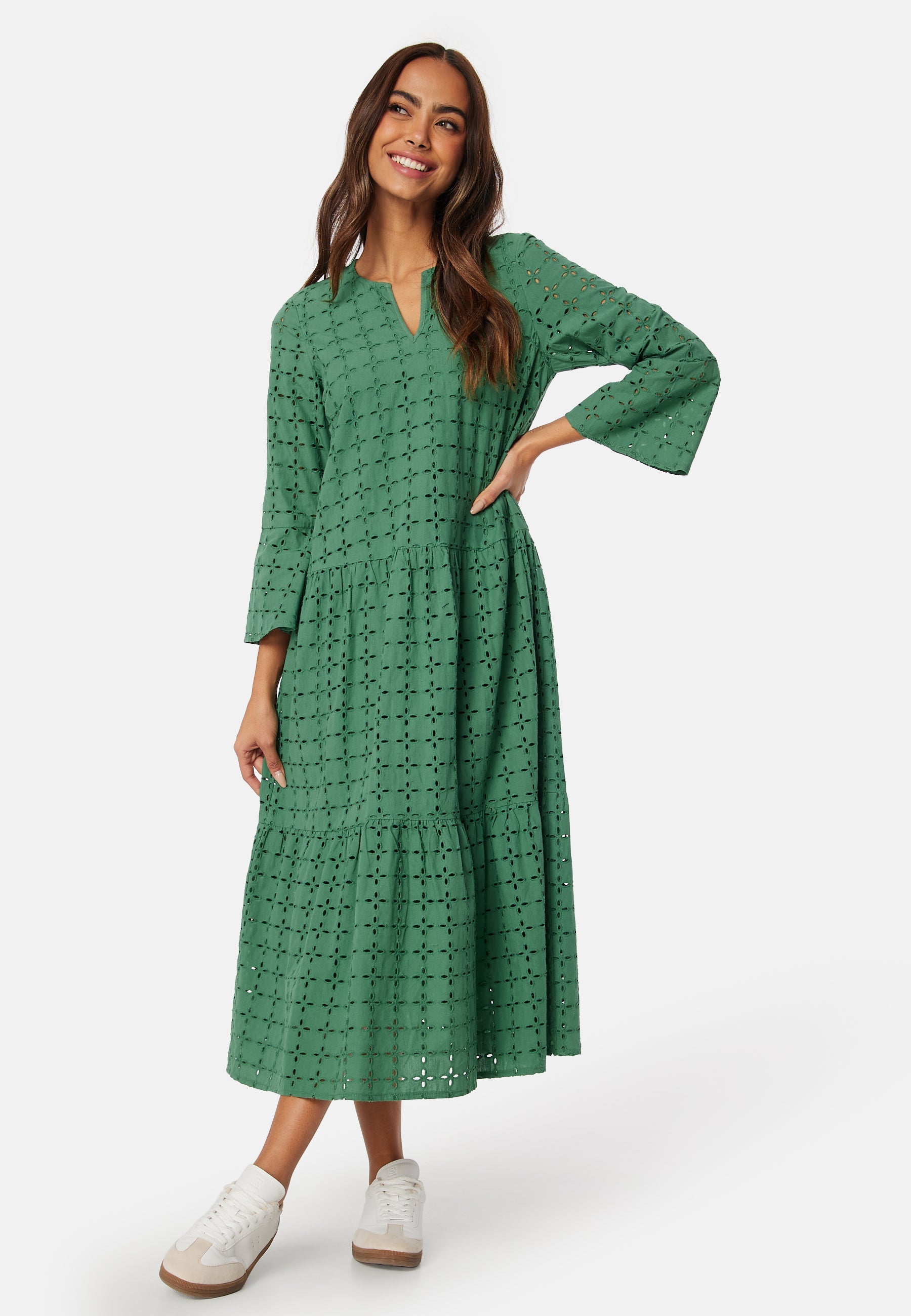 Happy Holly Noralie Broderie Anglaise Dress