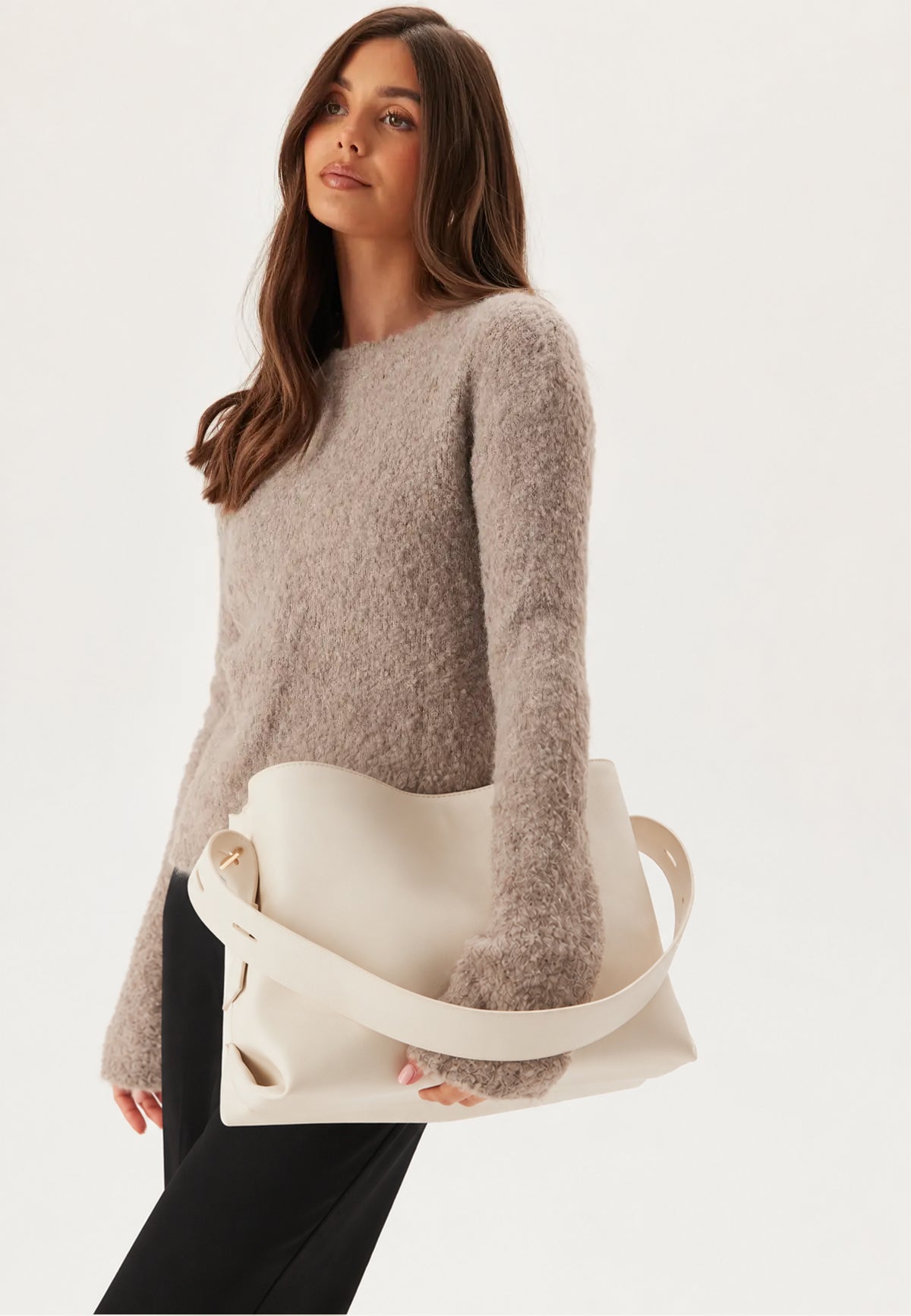 BUBBLEROOM Faux Leather Tote Bag