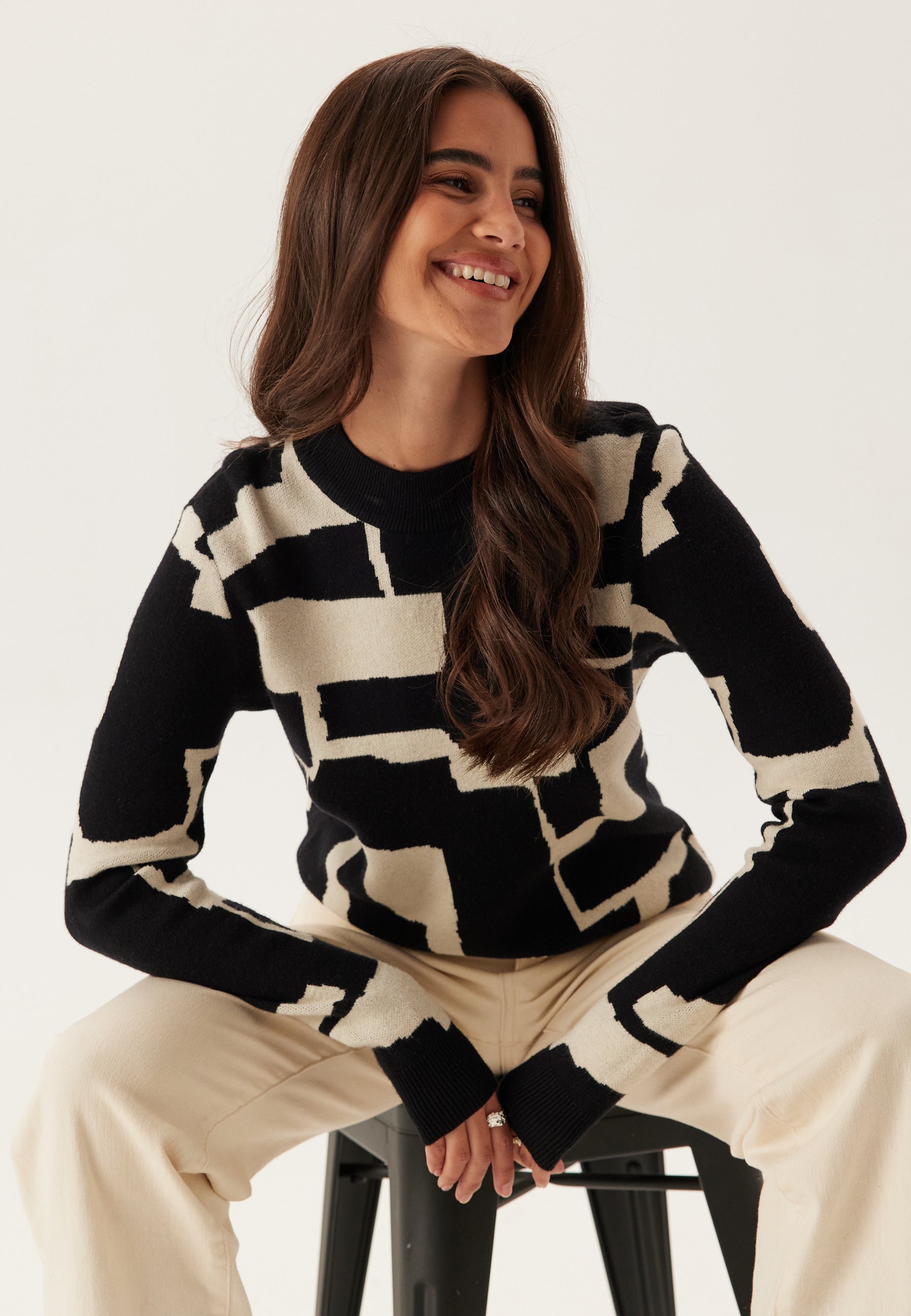 OBJECT Objray L/S  KNIT PULLOVER