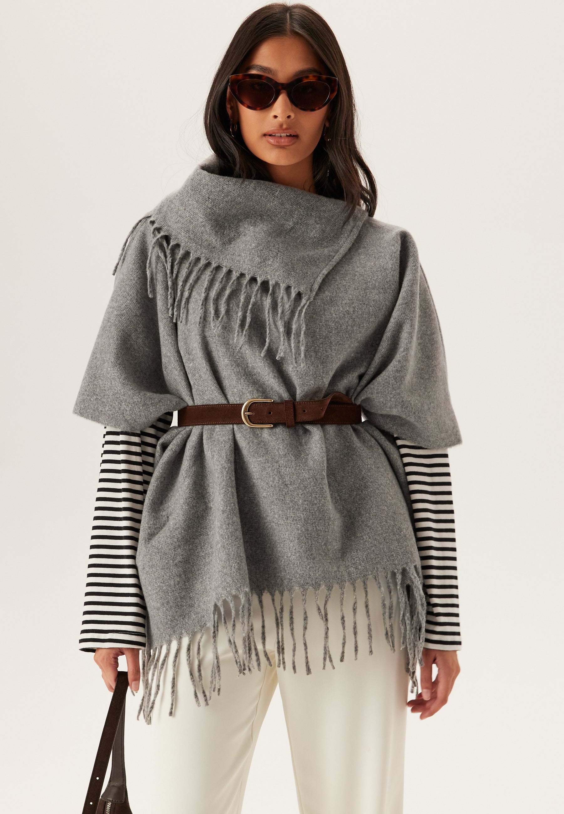 VILA Vifjolira High Neck Poncho