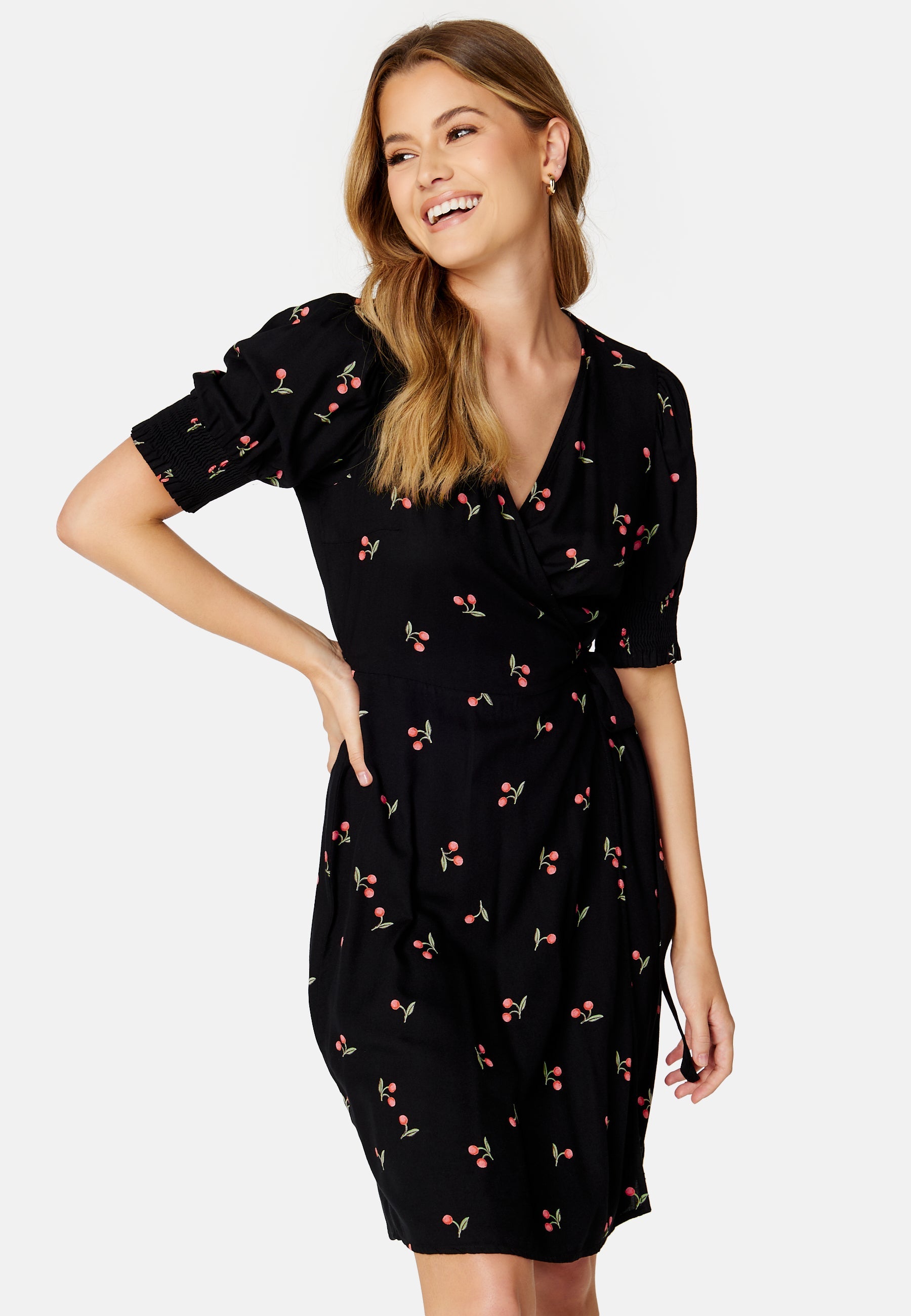 Pieces Nya 2/4 Wrap Dress