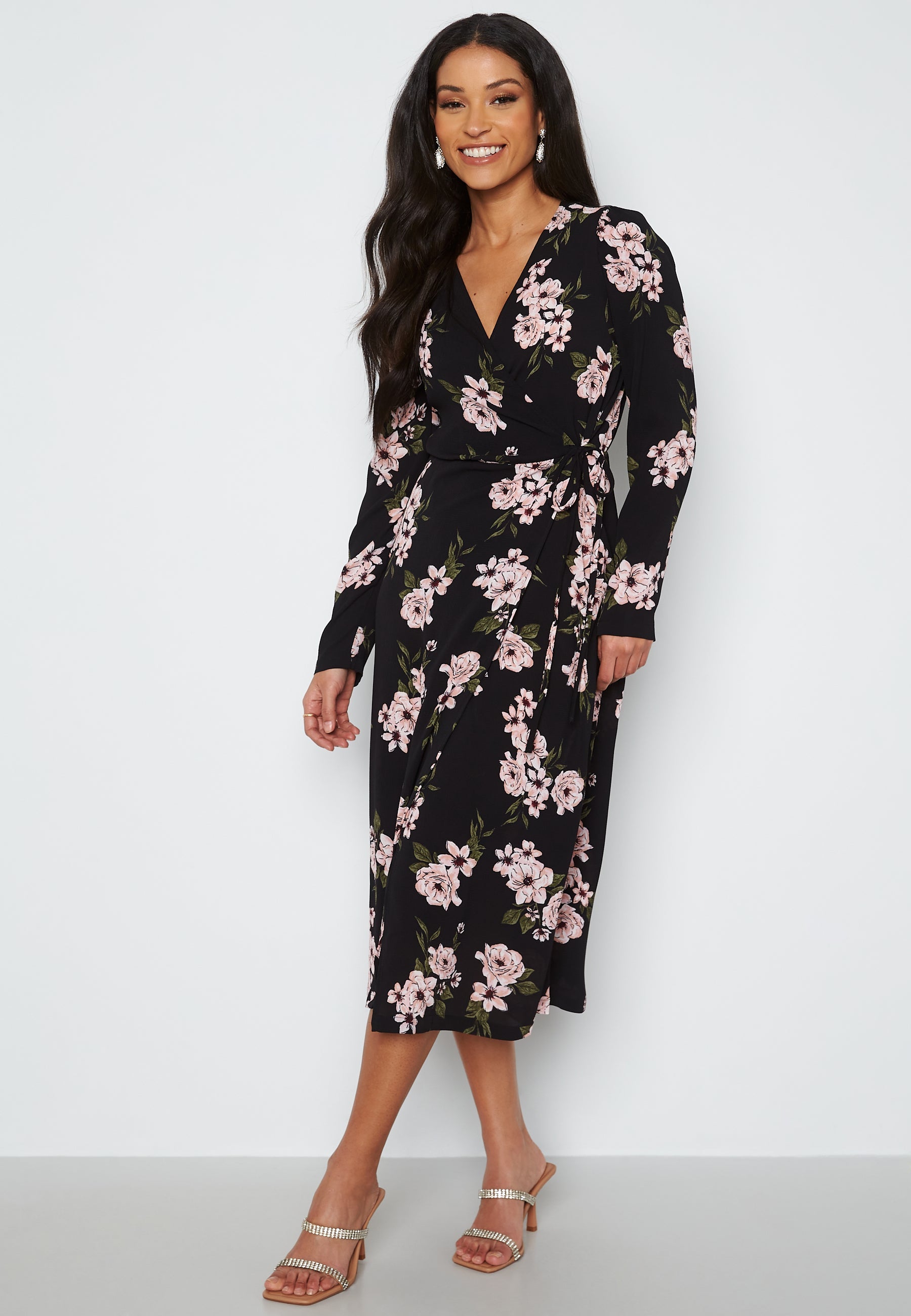 Pieces Catalina LS Wrap Dress