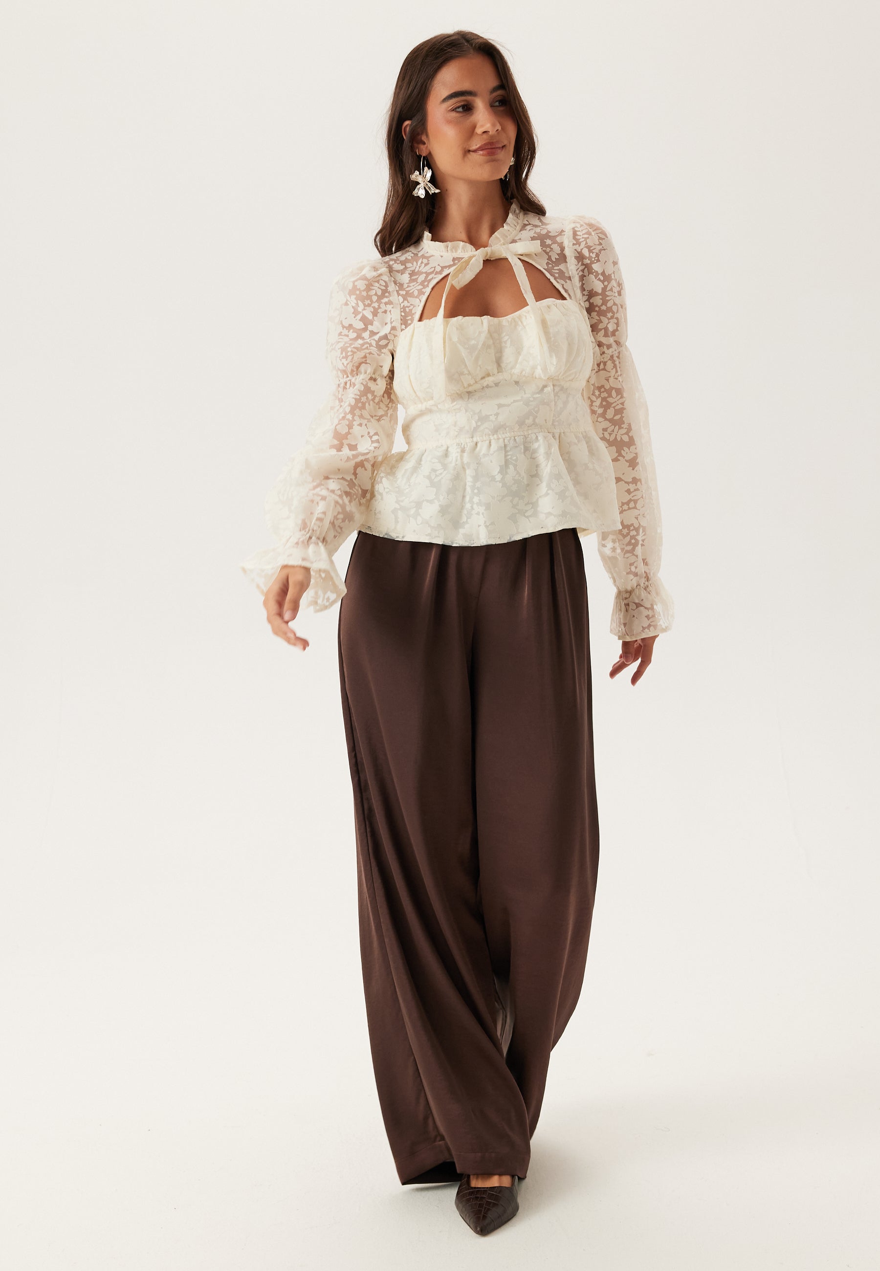 Chiara Forthi Peplum Blouse