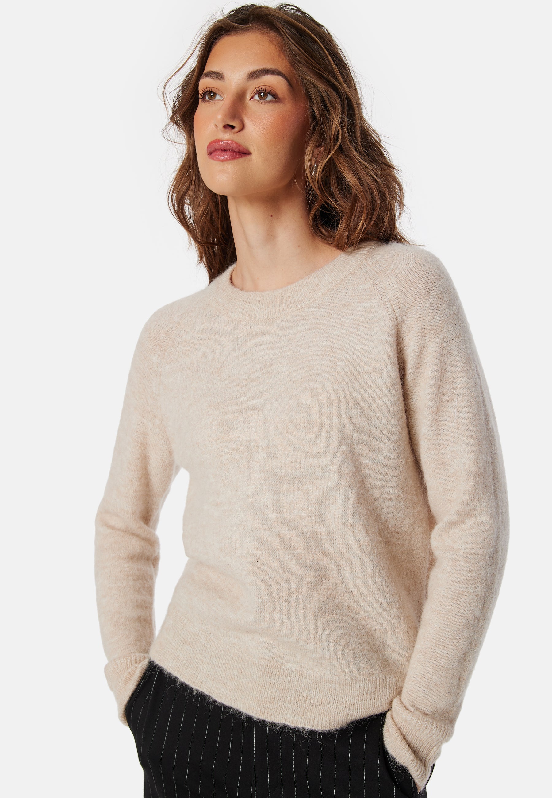 SELECTED Slflulu LS Knit O-Neck