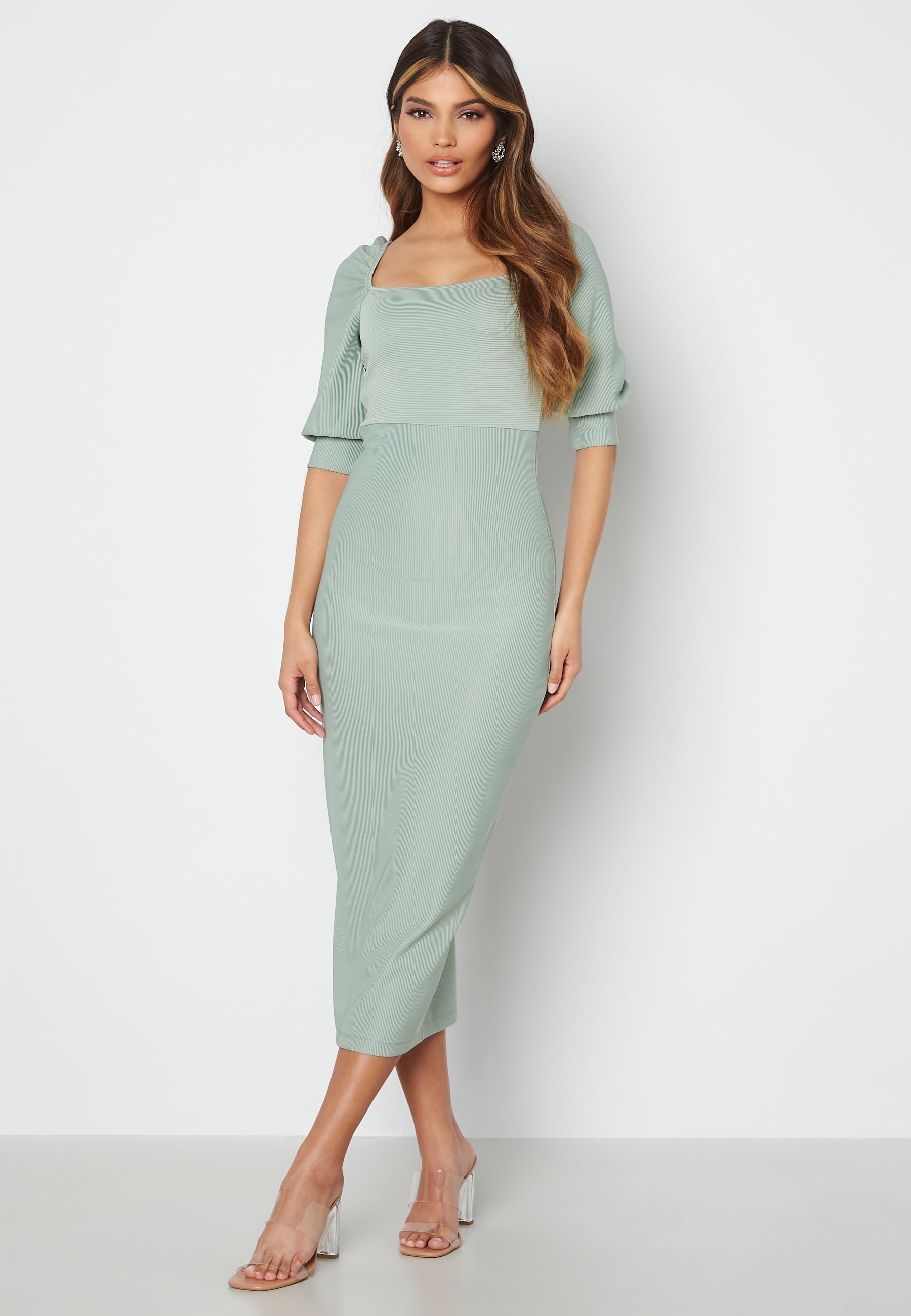 BUBBLEROOM Maybelle puff sleeve dress