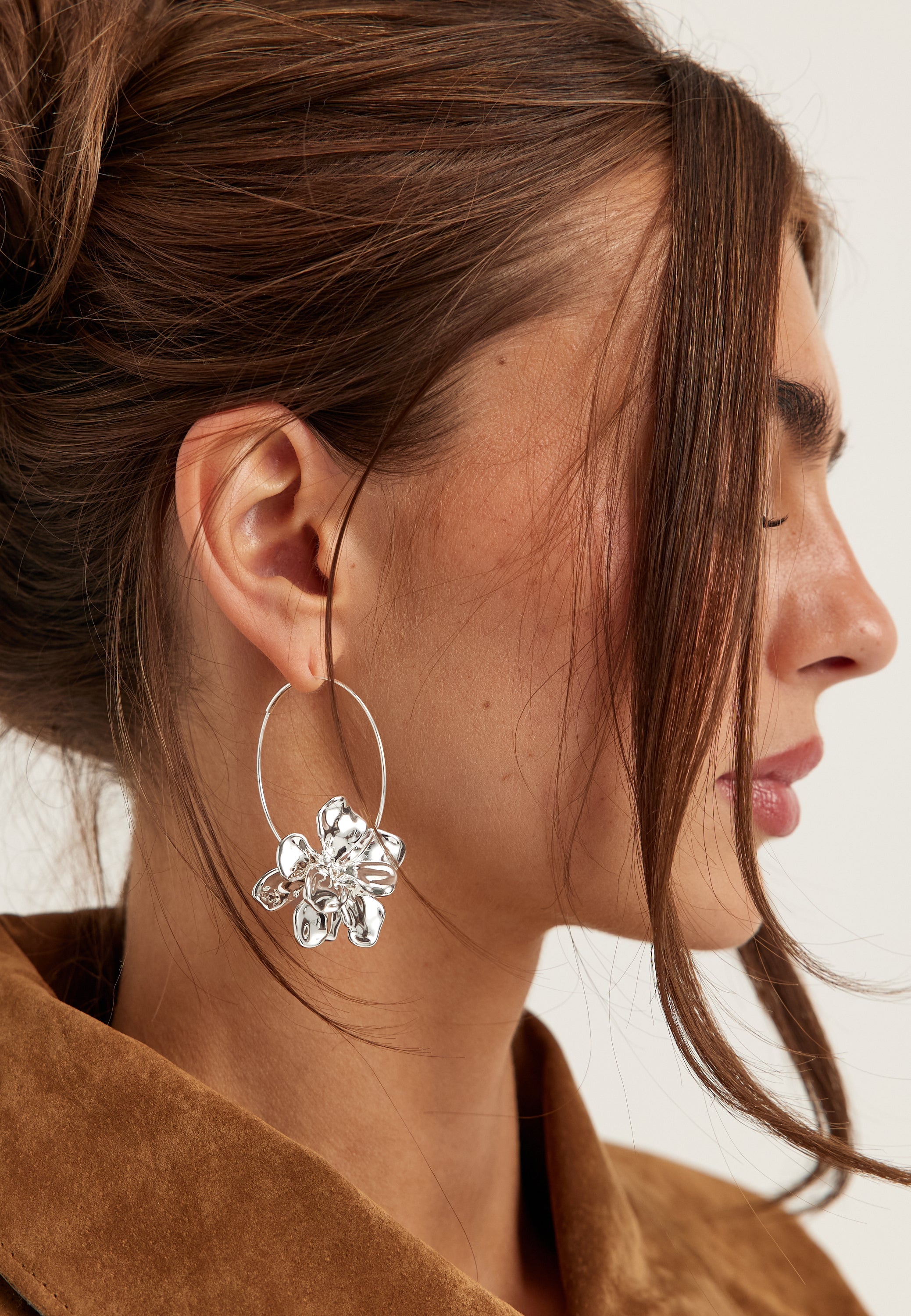 Pilgrim Lunith Earrings Silver-plated