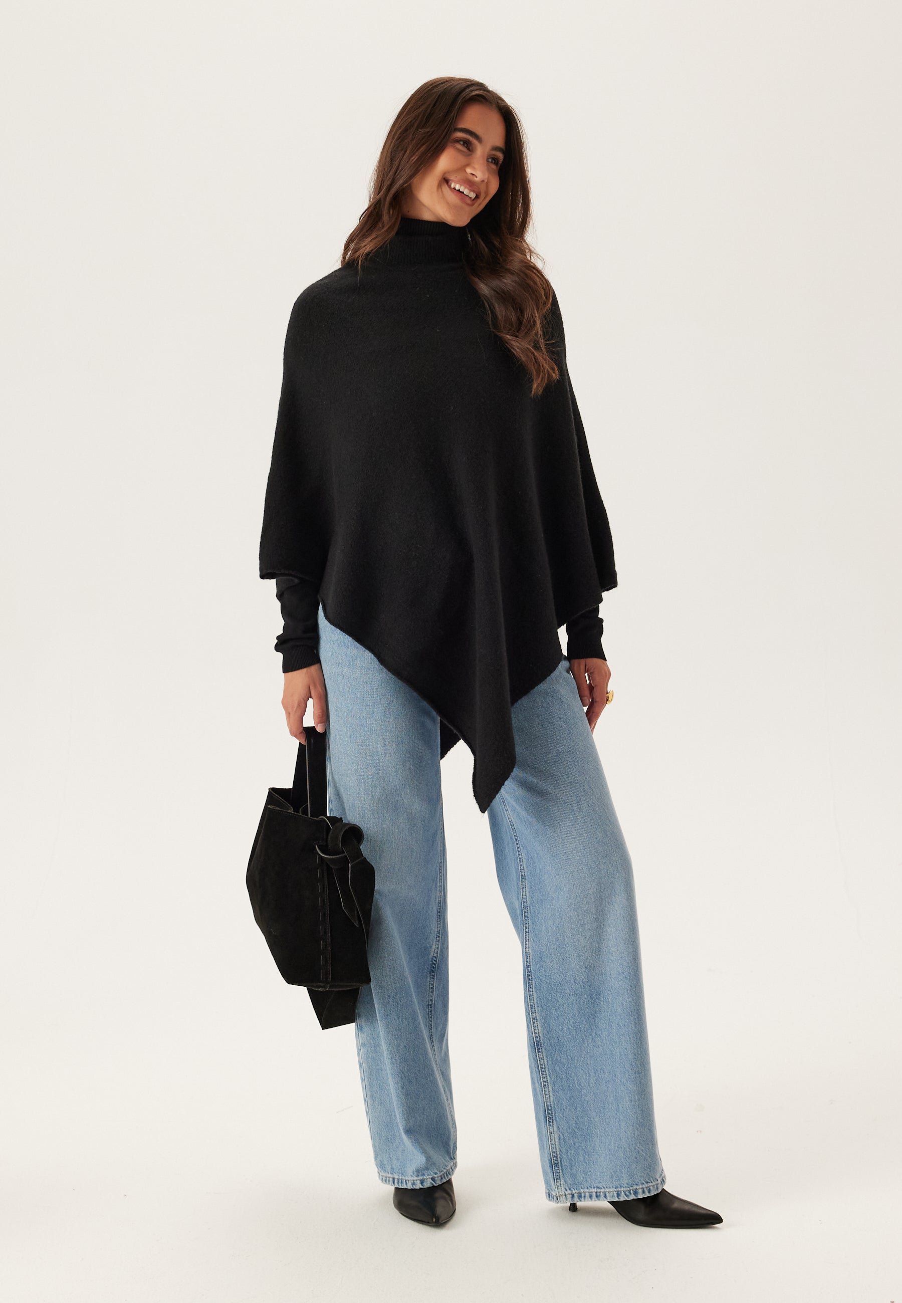 Pieces Pcfortuna High Neck Poncho