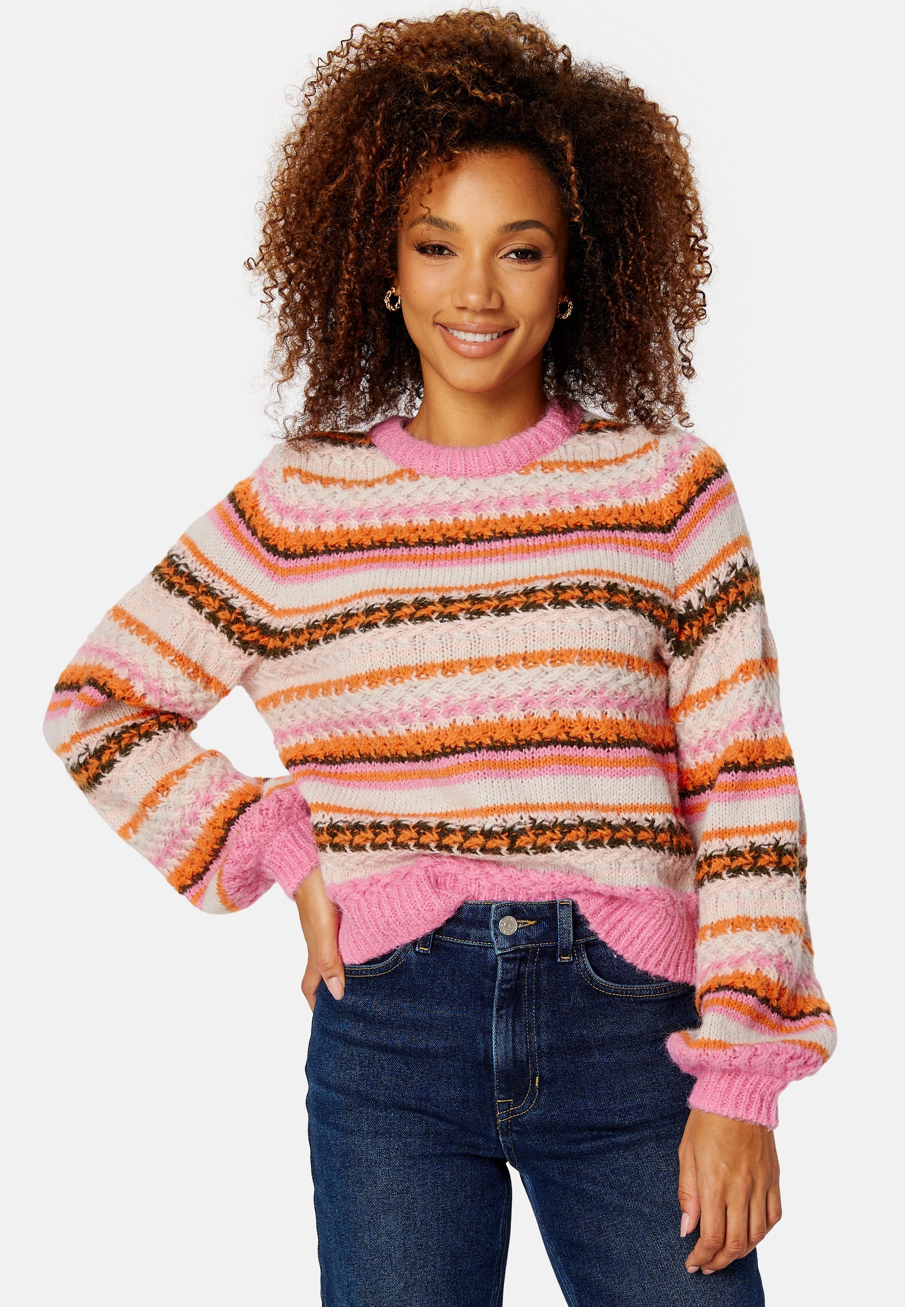ONLY Mable Life L/S Stripe Pullover
