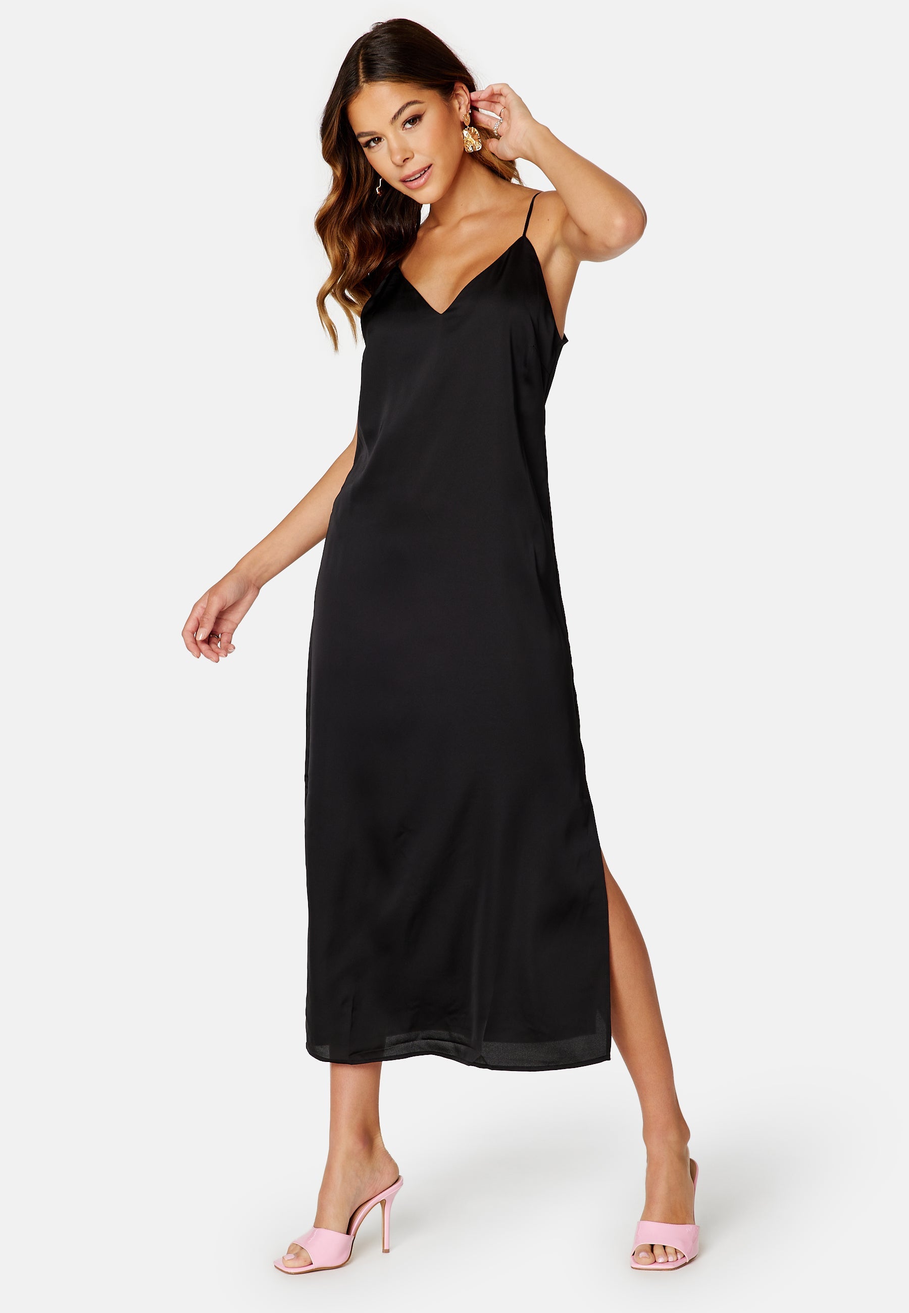VILA Ellette Satin Dress