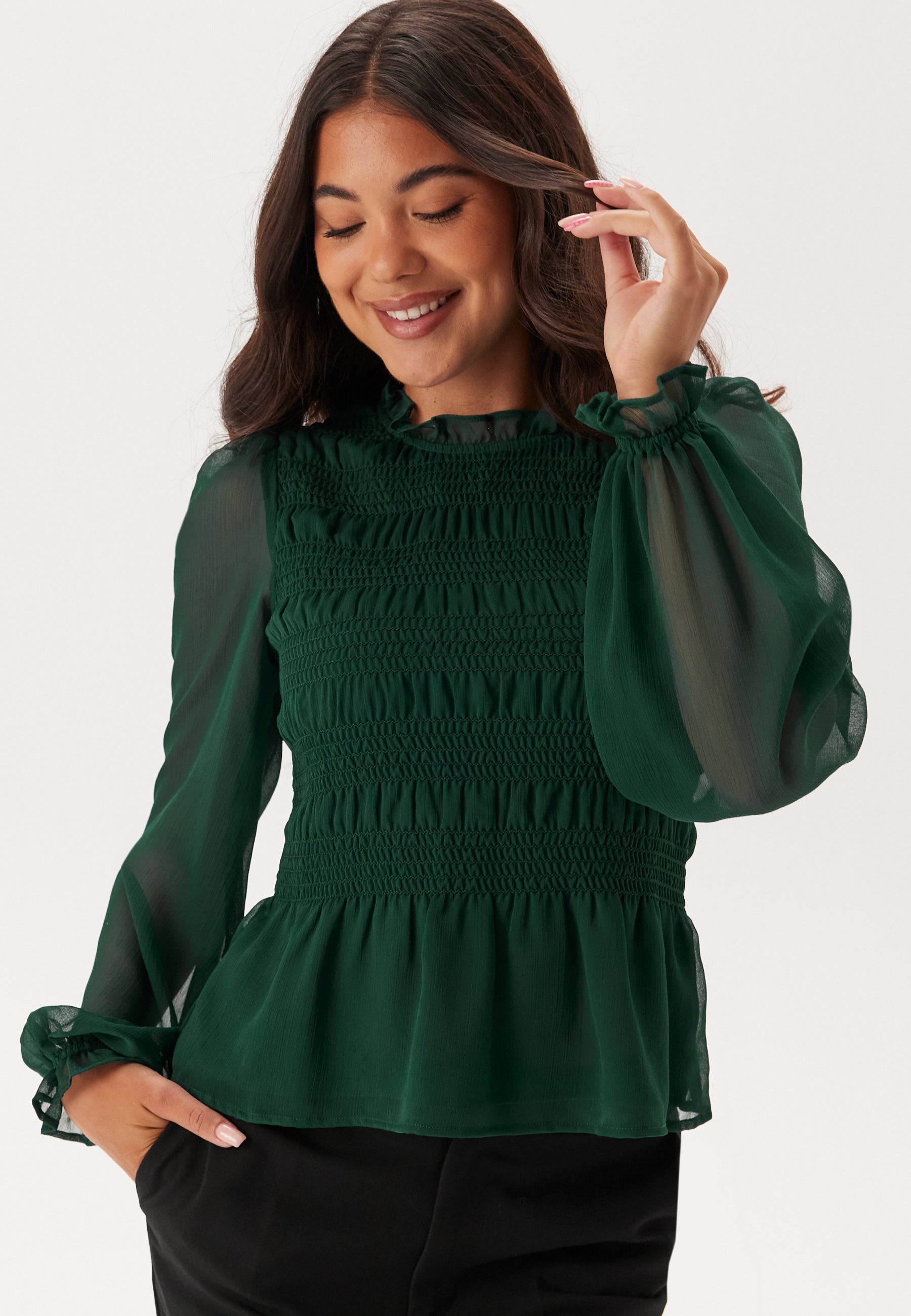 BUBBLEROOM Smock L/S Blouse