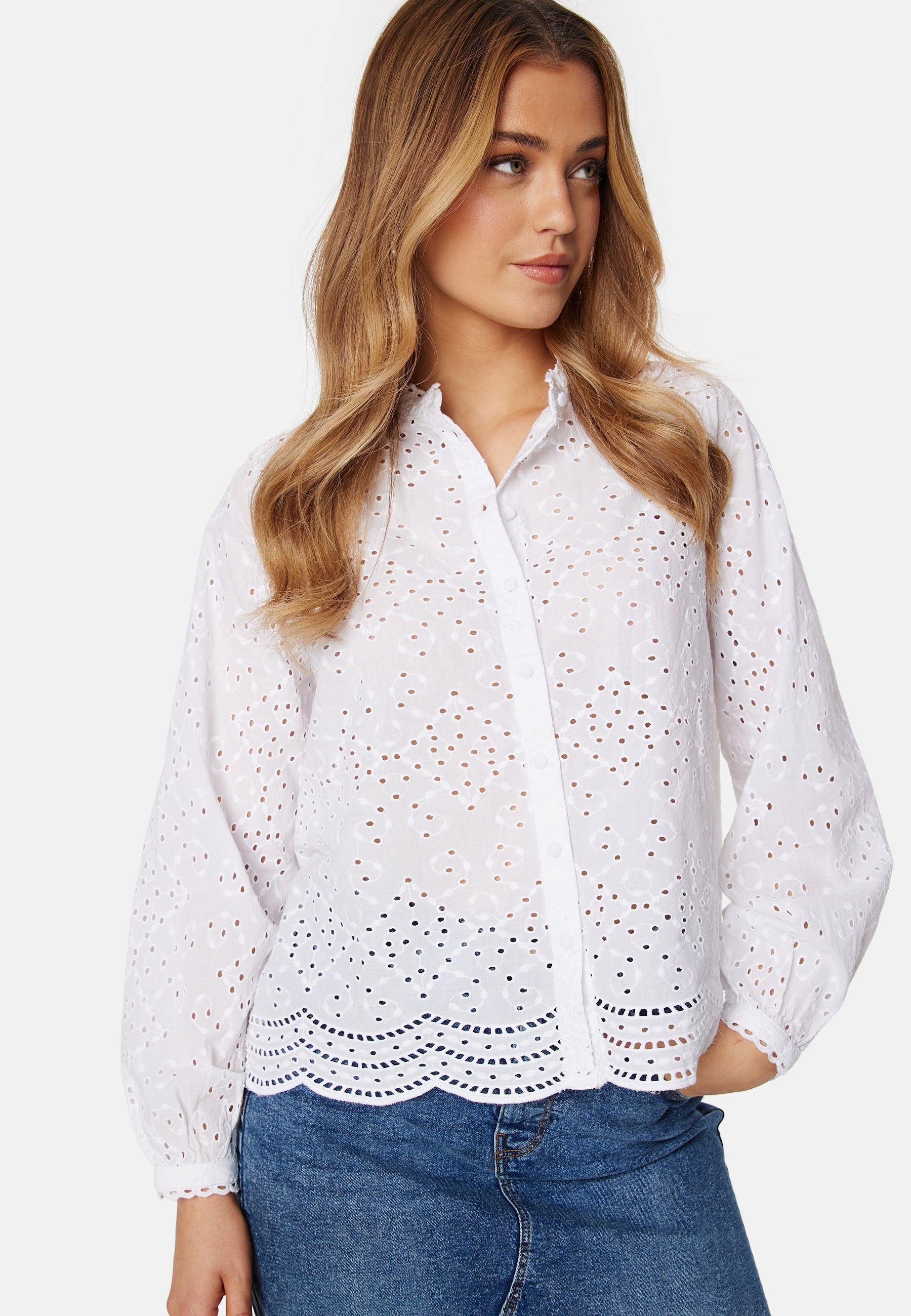 SELECTED Slftatiana L/S Embr Shirt