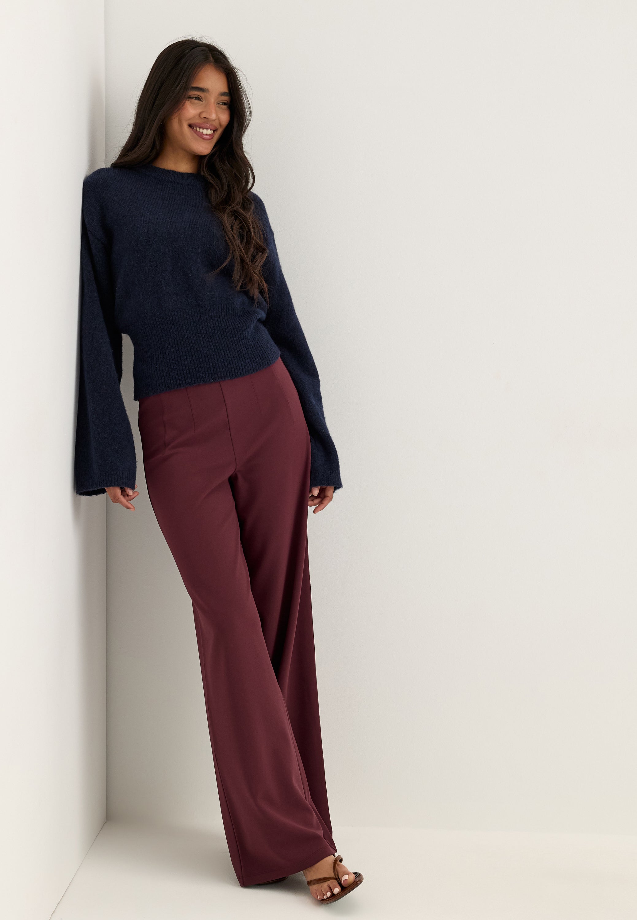 BUBBLEROOM High Wide Trousers