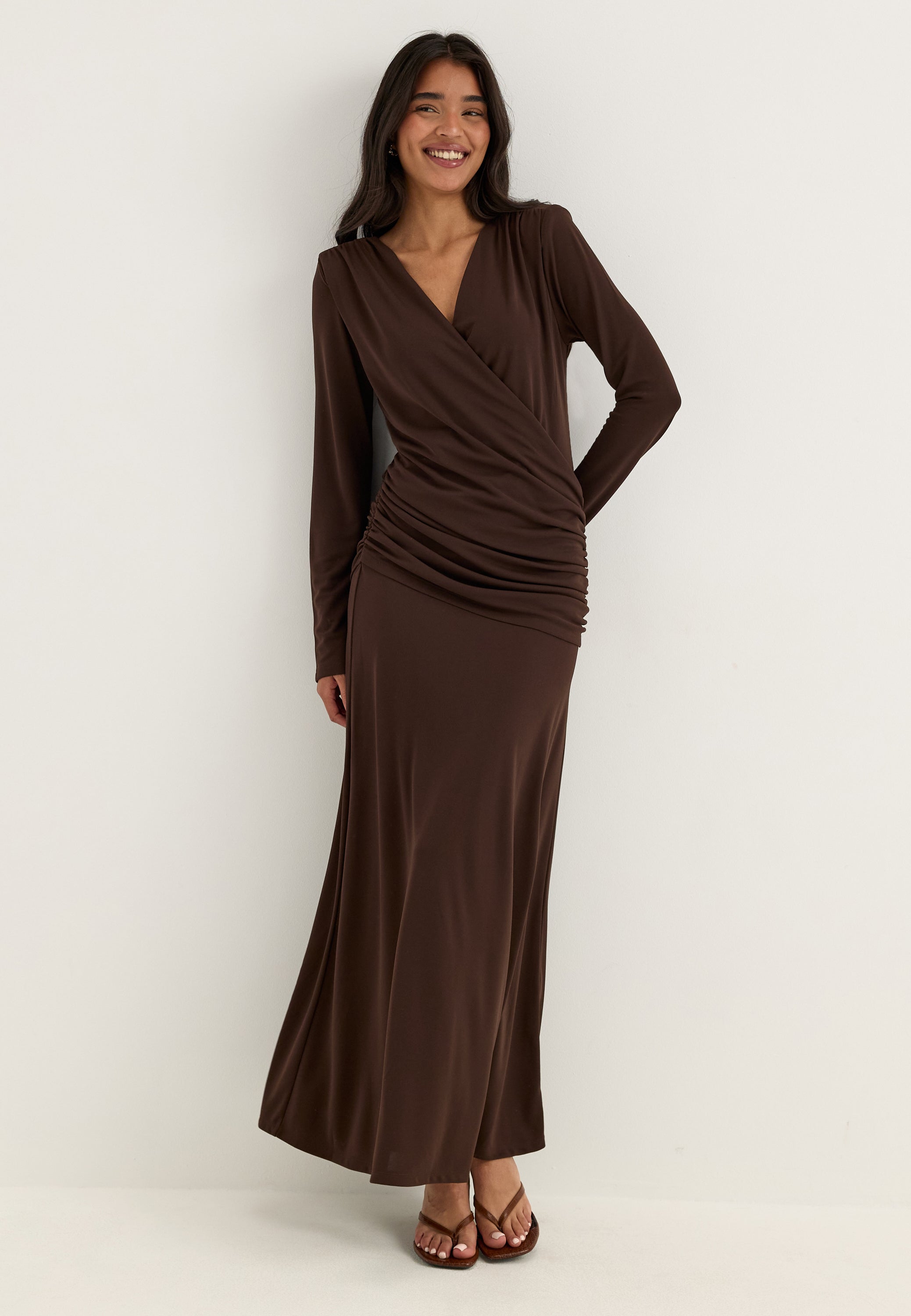 BUBBLEROOM Drapy Maxi Dress