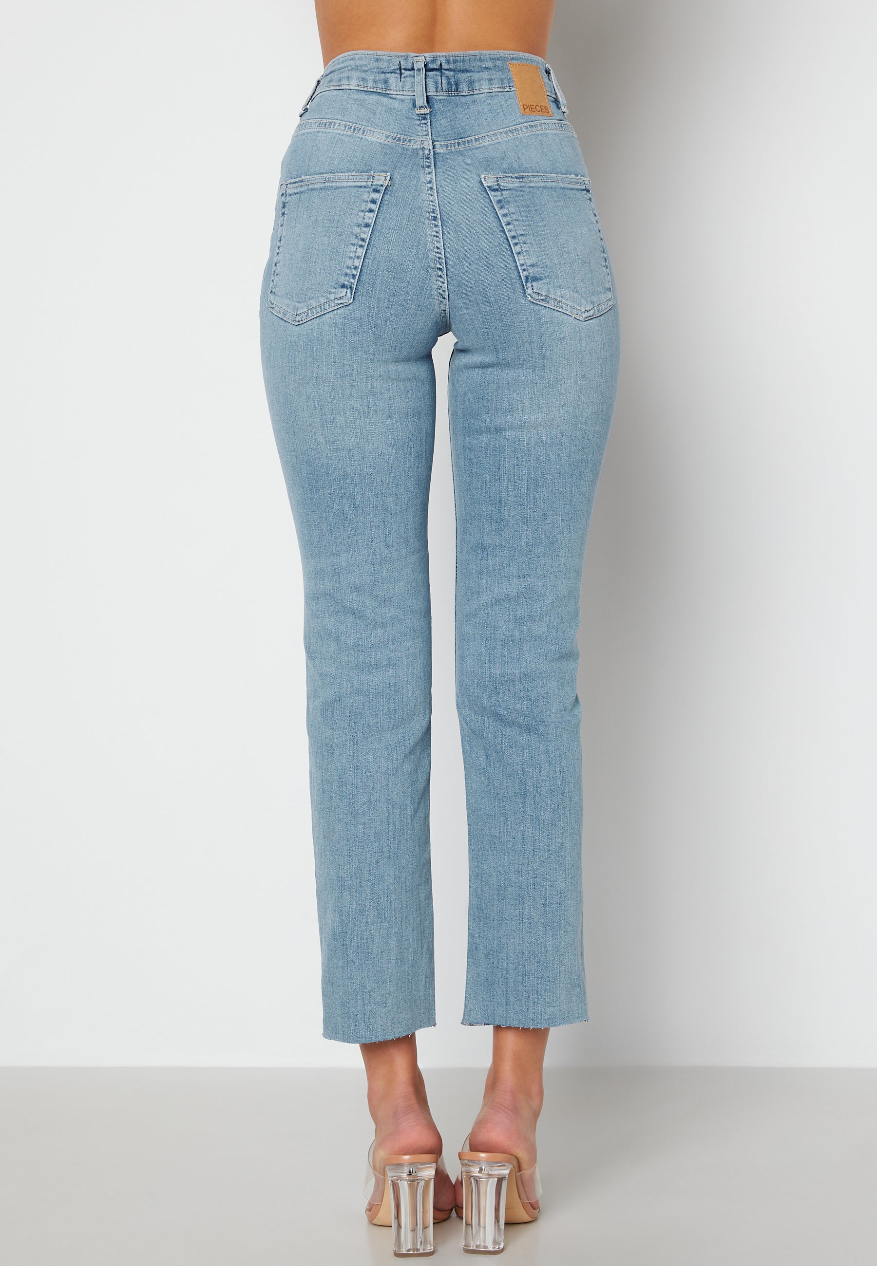 Pieces Delly Straight HW Jeans