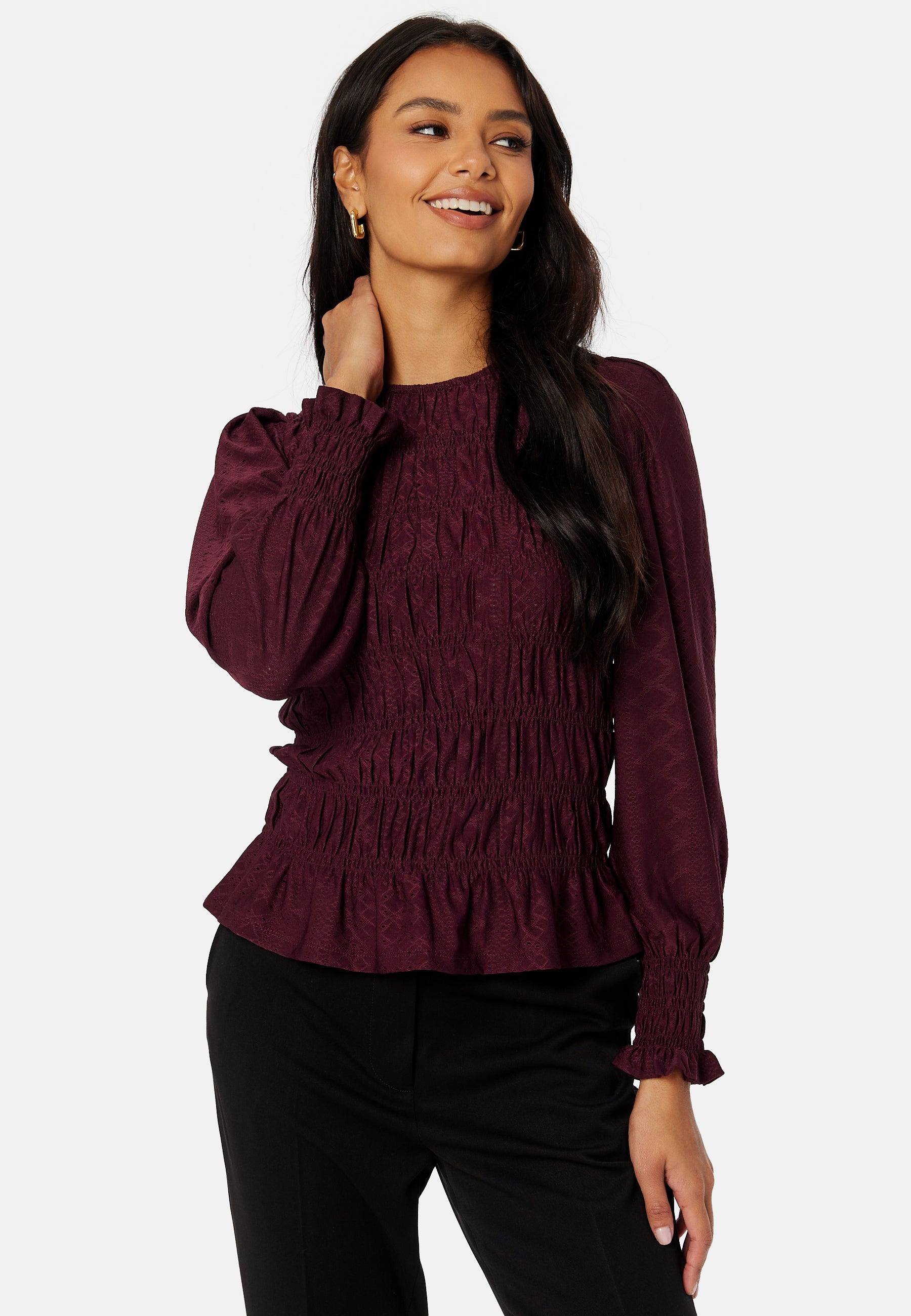 Happy Holly Wilima smock top