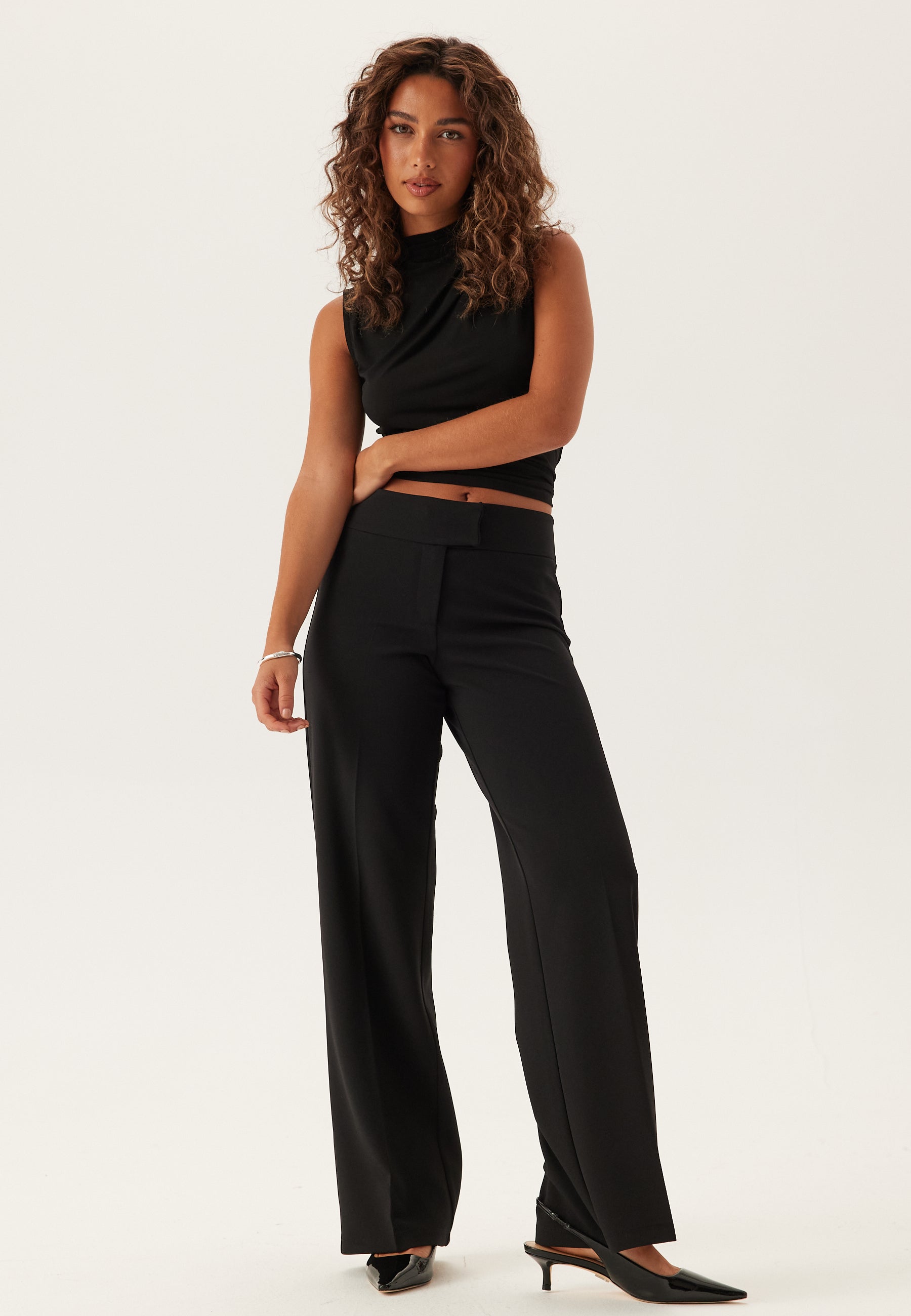 BUBBLEROOM Soft Suit Wide Trousers